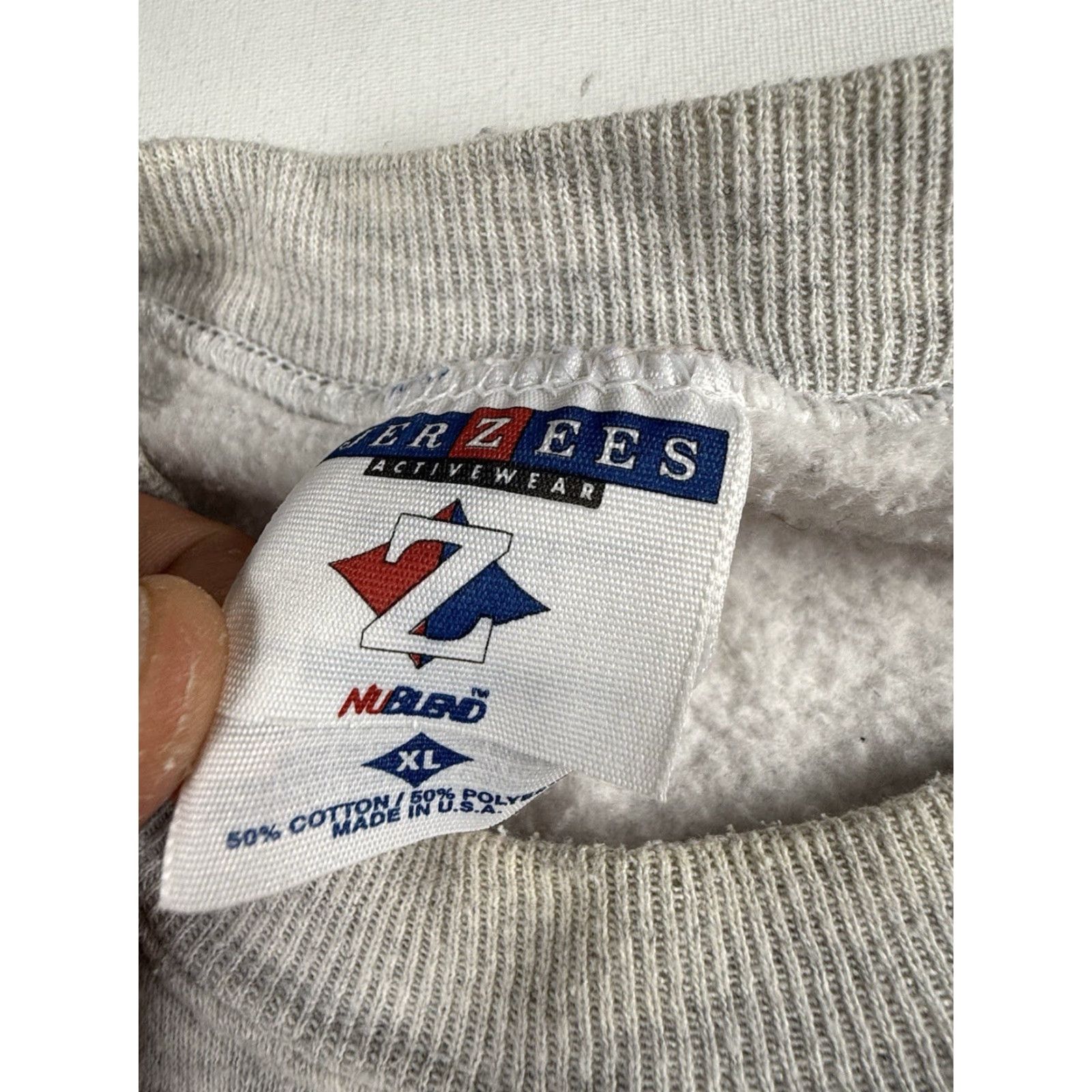 Tultex VINTAGE Tultex Sweatshirt Logo Crew Neck Men XL Gray Graphic Print All Seasons Retro Sports Size US XL / EU 56 / 4 - 2 Thumbnail