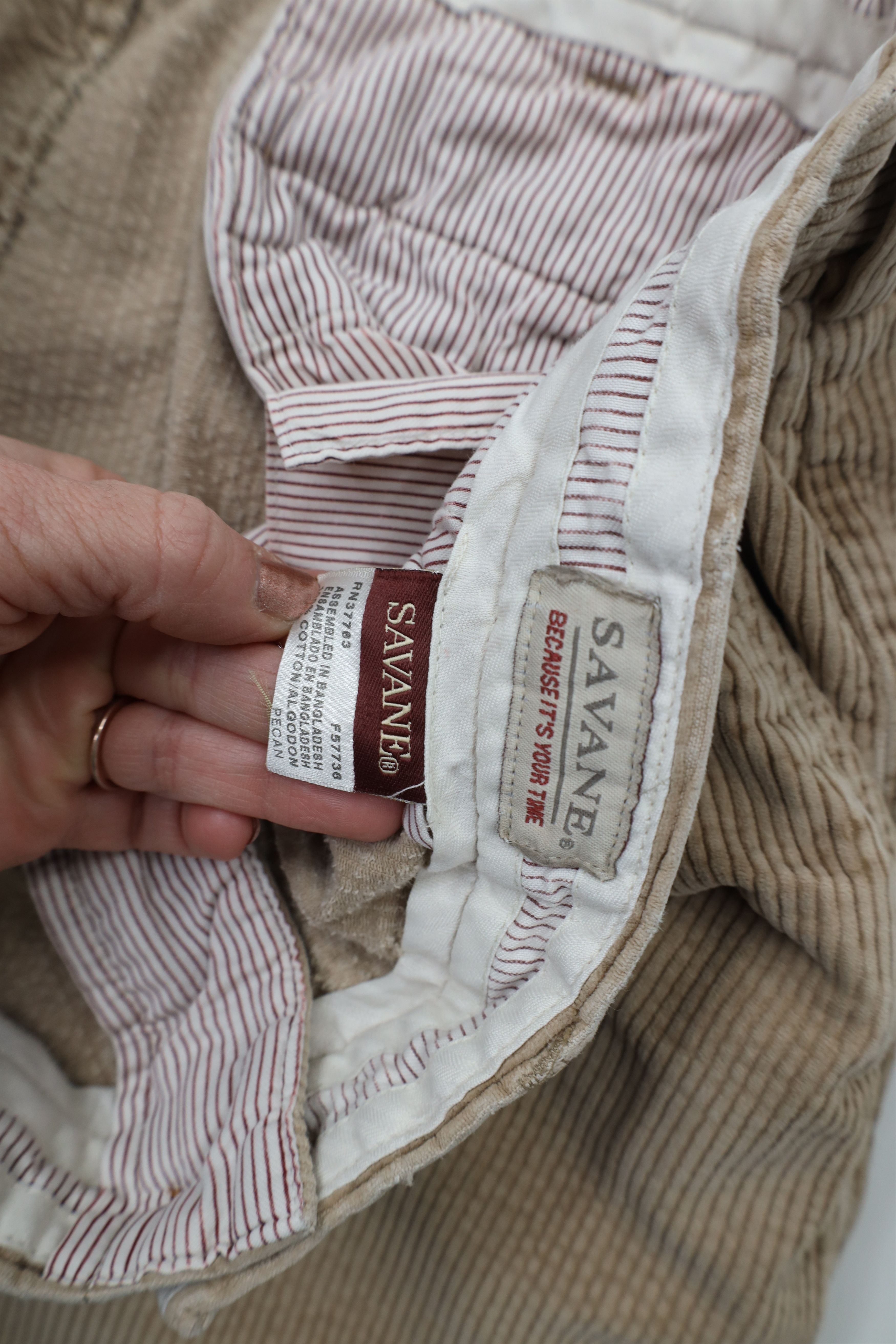 Vintage Vintage 90s Streetwear Heavyweight Corduroy Chino Pants Size US 36 / EU 52 - 8 Thumbnail
