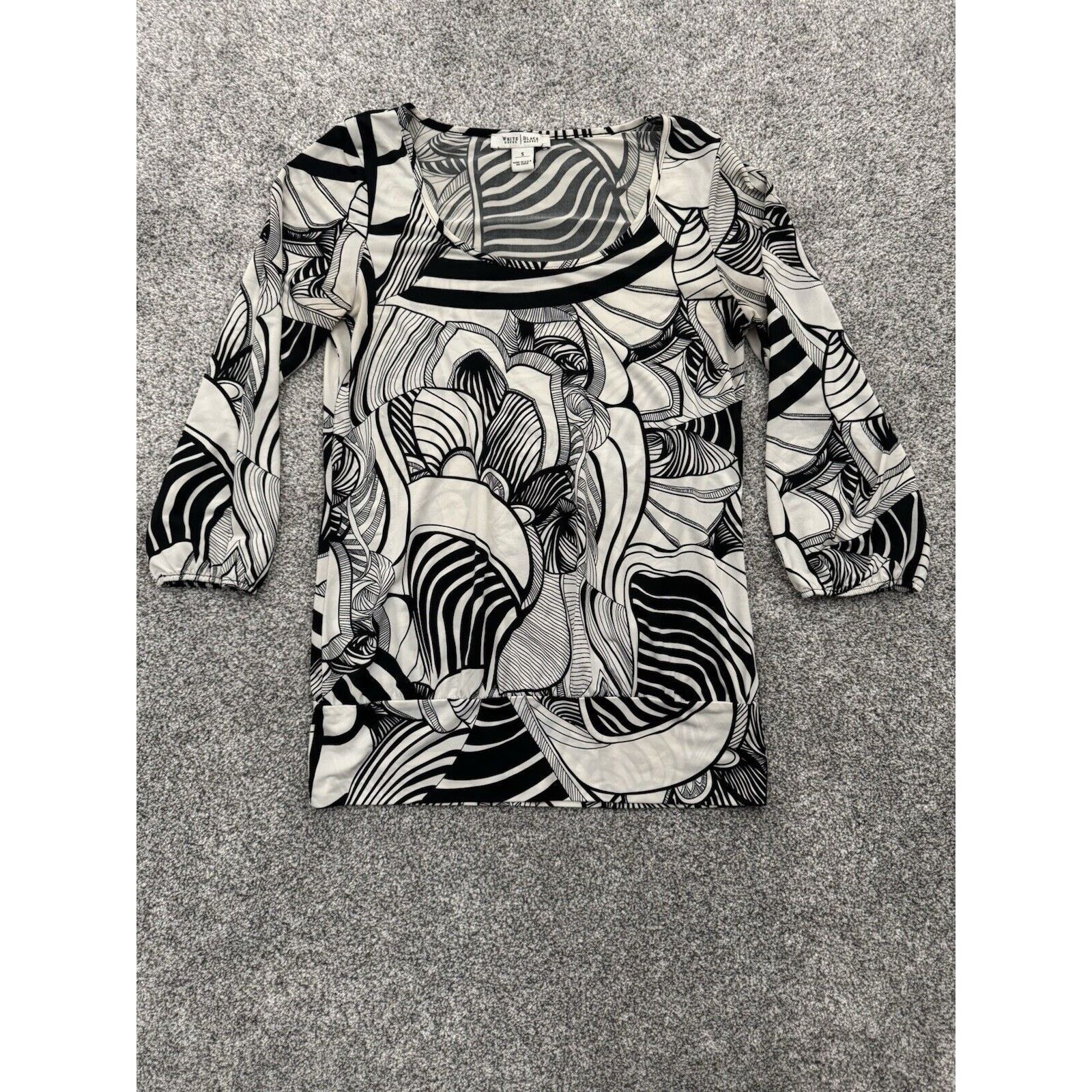White House Black Market White House Black Market Top Small Retro 70s Groovy 90s Y2K Size S / US 4 / IT 40 - 1 Thumbnail