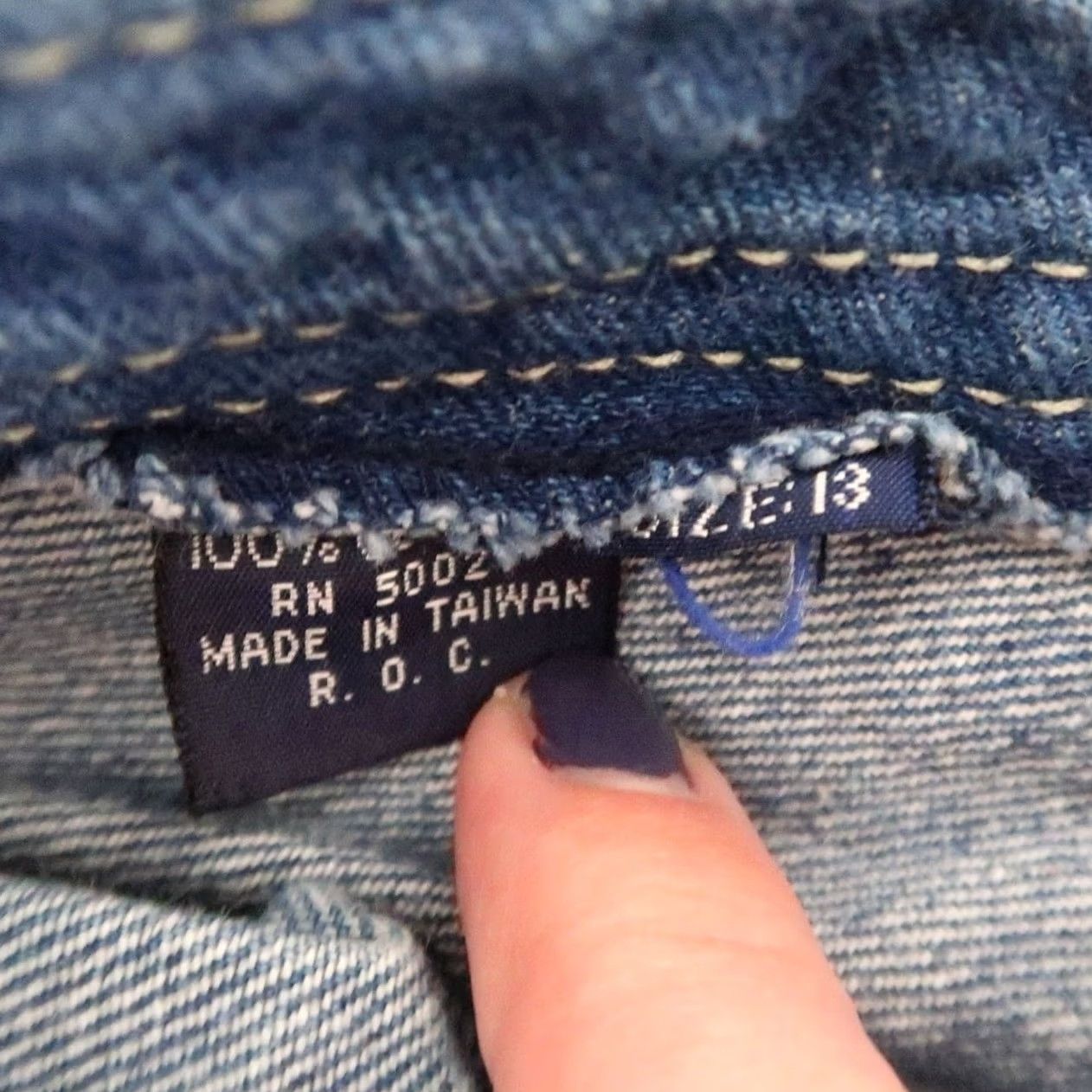 Vintage VINTAGE Bon Bon Jeans Wide Leg Blue Denim High Rise 26" 70s 80s Womens Size 26" / US 2 / IT 38 - 4 Thumbnail