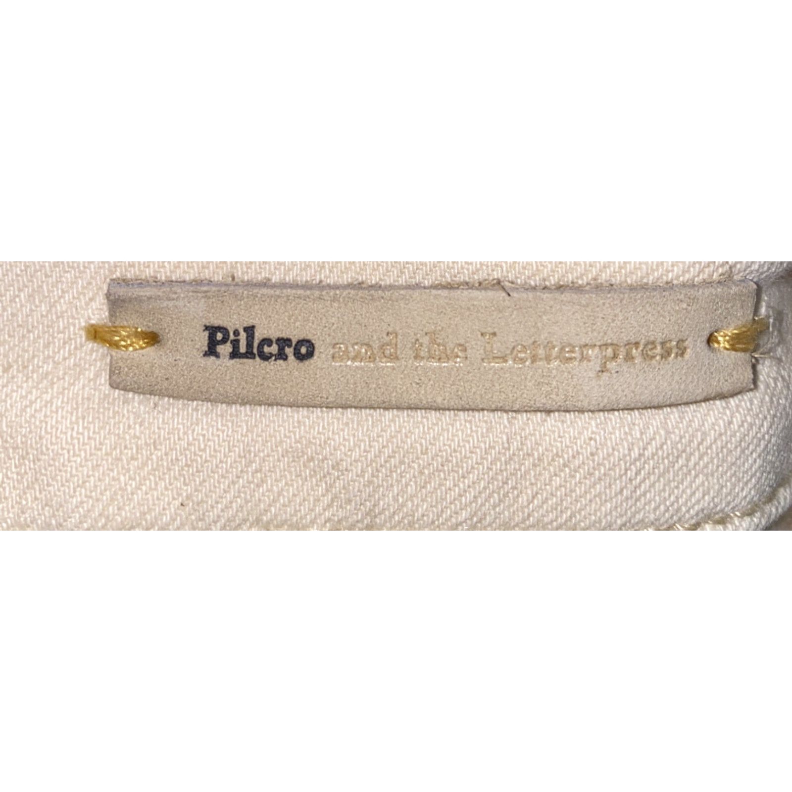 Vintage Pilcro and the Letterpress Womens Beige Zip Fly Casual Pants Size 30 X 29 Pants Beige Womens 30"} Size 30" / US 8 / IT 44 - 7 Thumbnail