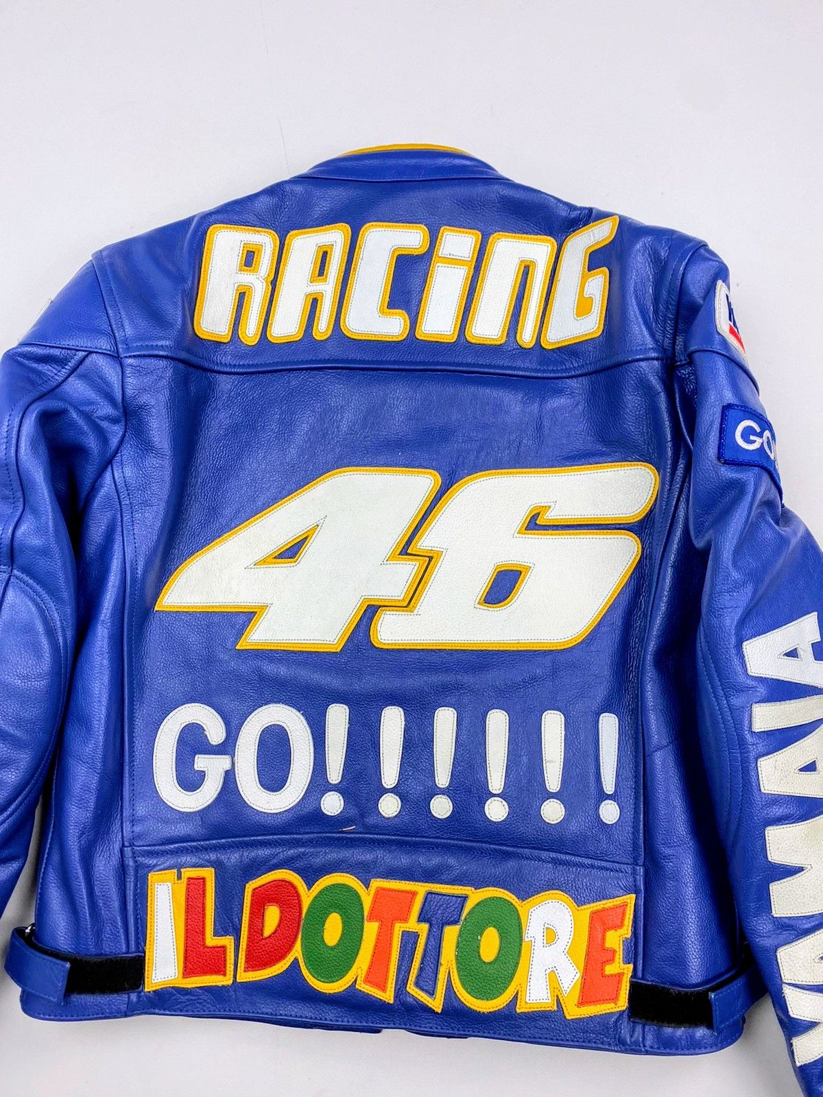 Genuine Leather × Yamaha 🔥 RARE YAMAHA 🔥 RACING LEATHER JACKET IL DOTTORE Size US M / EU 48-50 / 2 - 5 Thumbnail