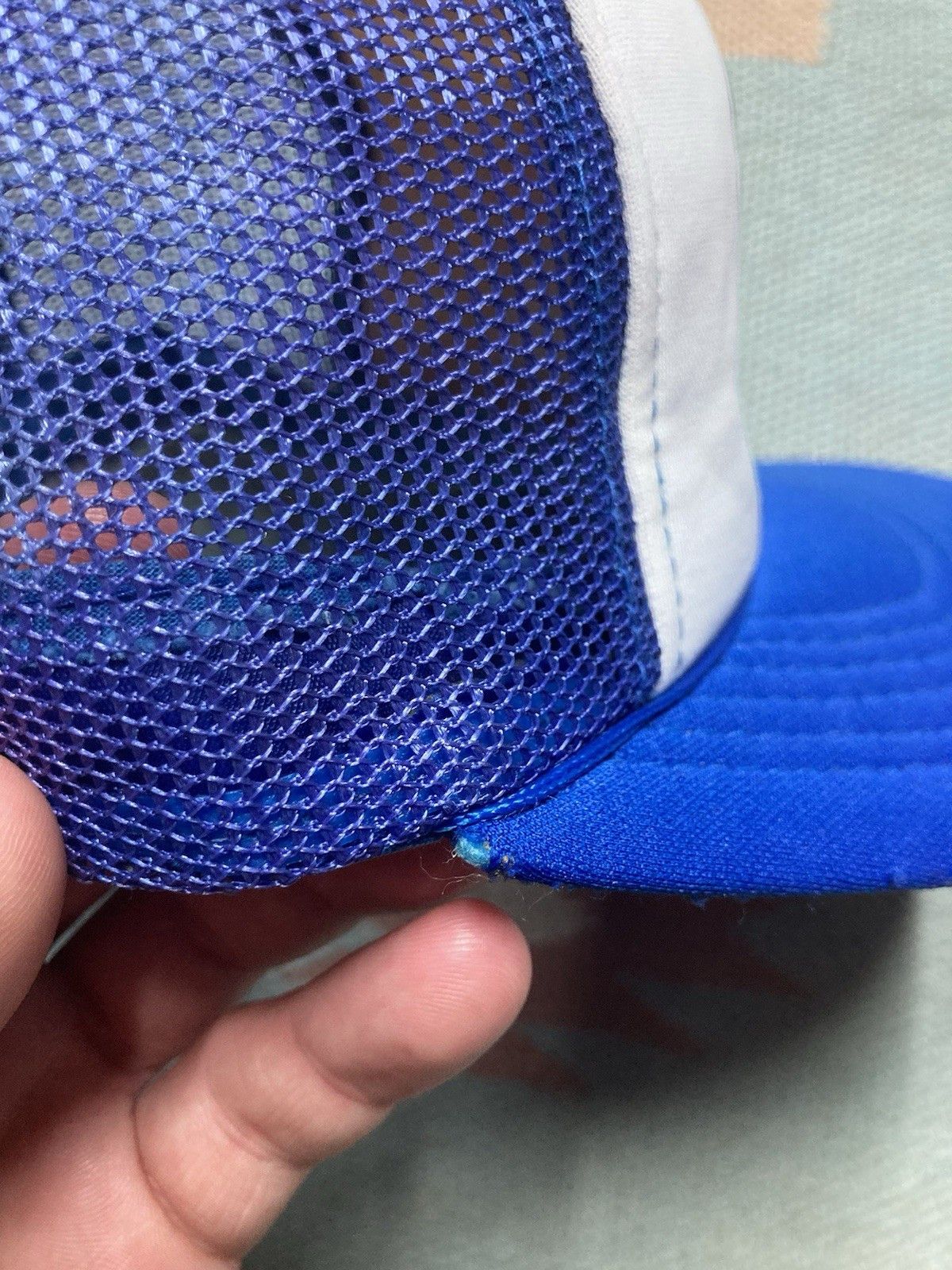 Vintage Vtg 80s trucker hat Detroit pistons 1989 champs bad boys NBA Size ONE SIZE - 9 Thumbnail
