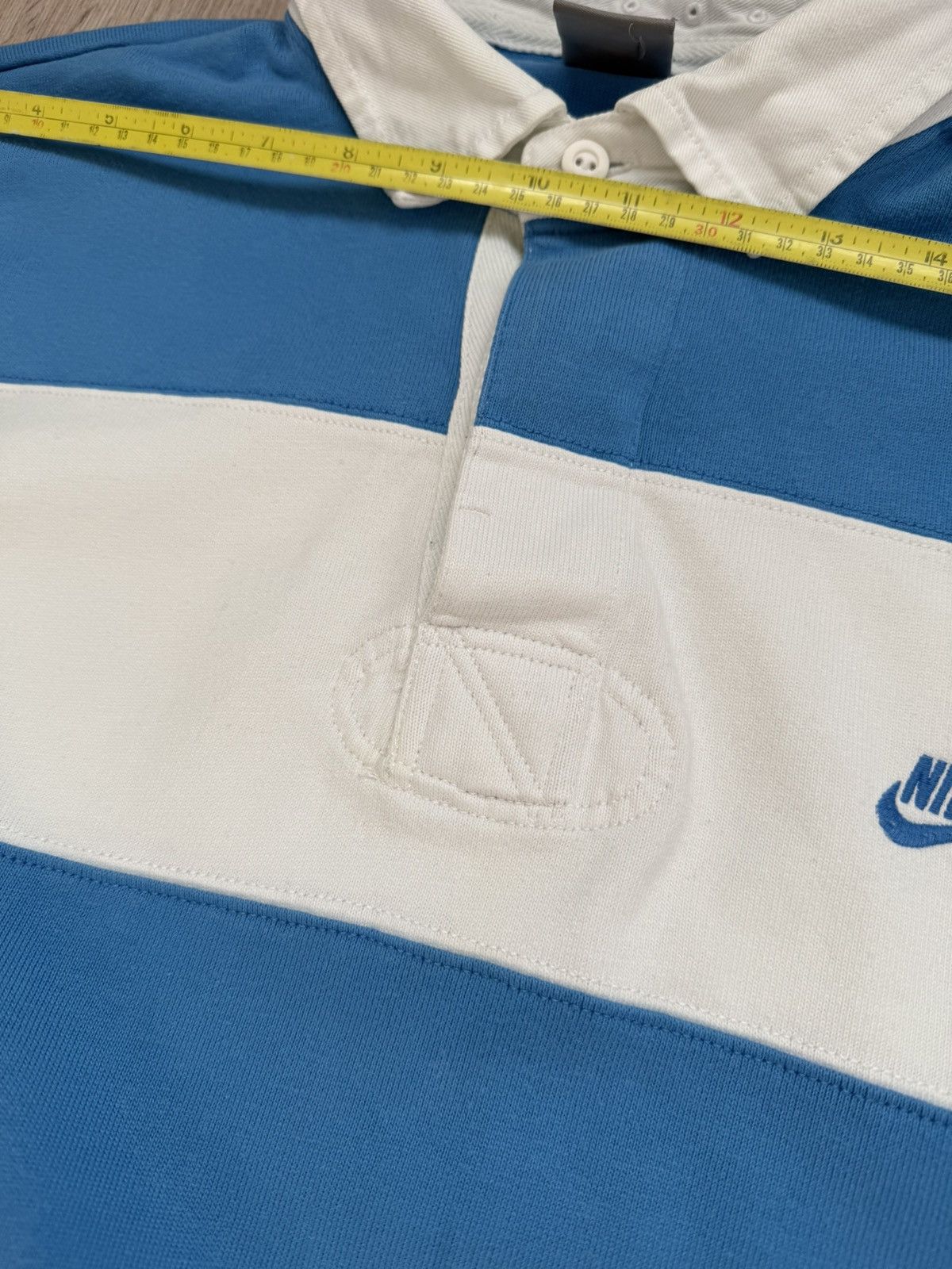 Nike Rare vintage Nike stripe rugby polo Size US XL / EU 56 / 4 - 16 Thumbnail