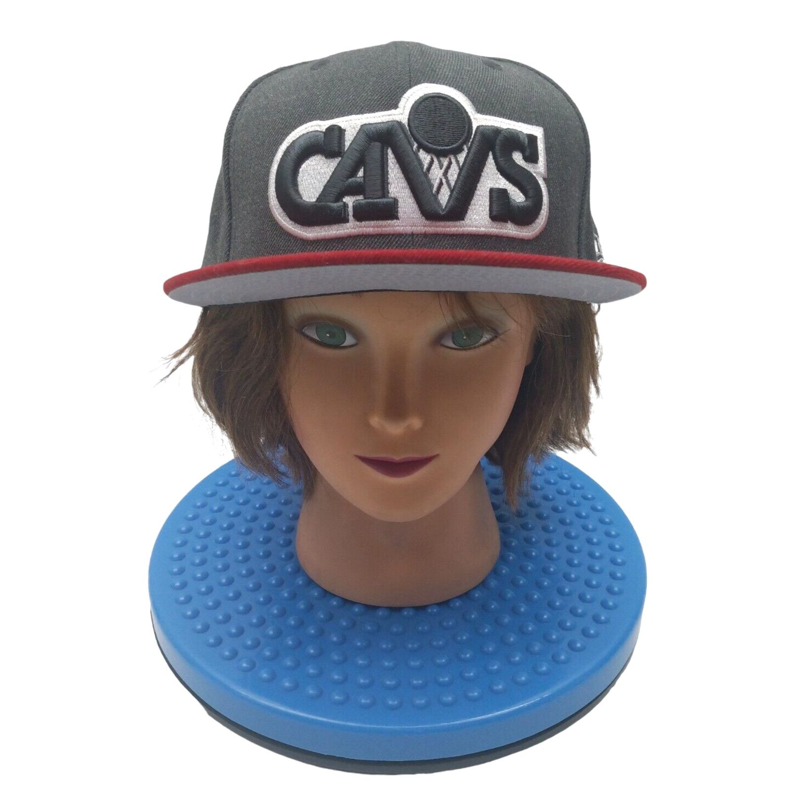 New Era Cleveland Cavaliers NBA Grey New Era Cap Hat | 7 1/8 size Size ONE SIZE - 1 Thumbnail