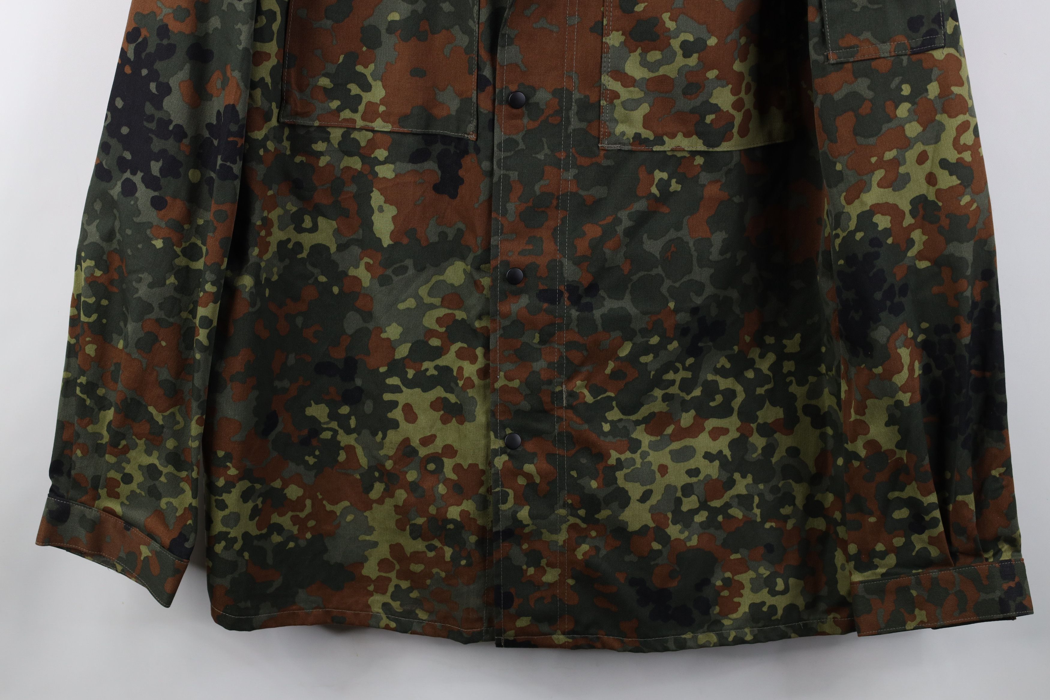 Vintage Vintage 90s German Military Camouflage Field Combat Jacket Size US L / EU 52-54 / 3 - 3 Thumbnail