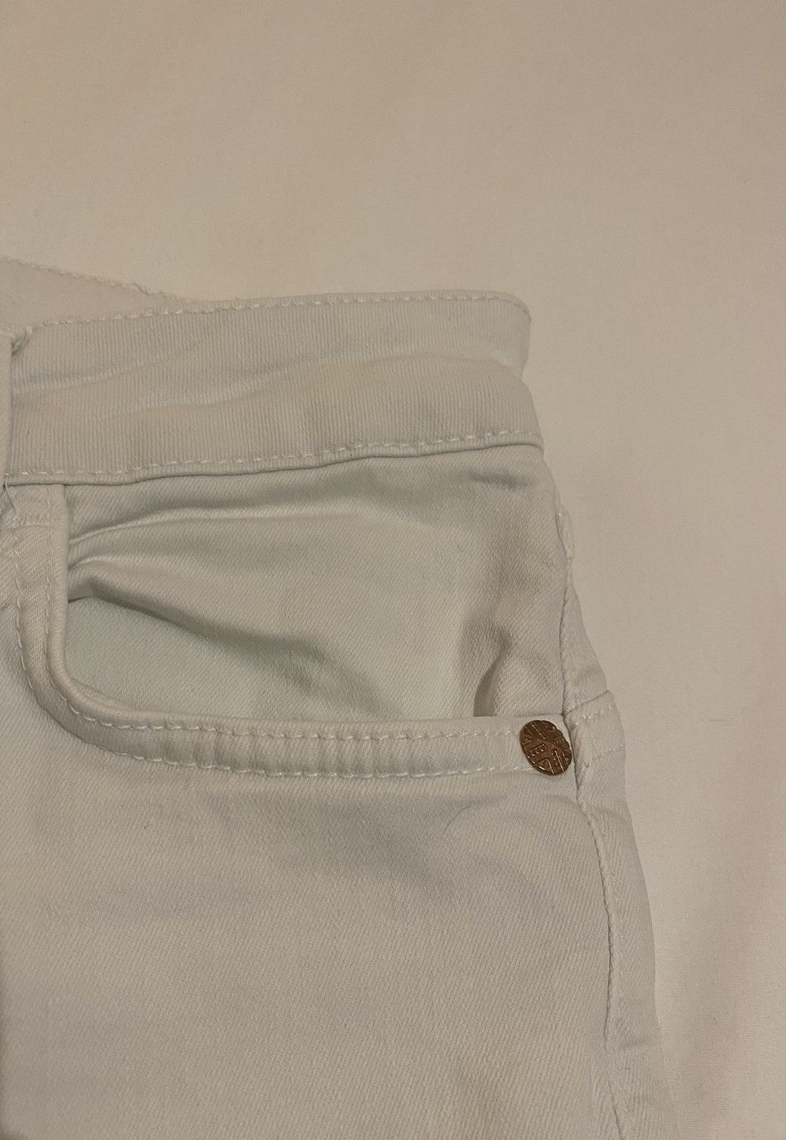 Etro Luisa Spagnoli white jeans size 38 42 made in italy premium Size 27" / US 4 / IT 40 - 4 Thumbnail