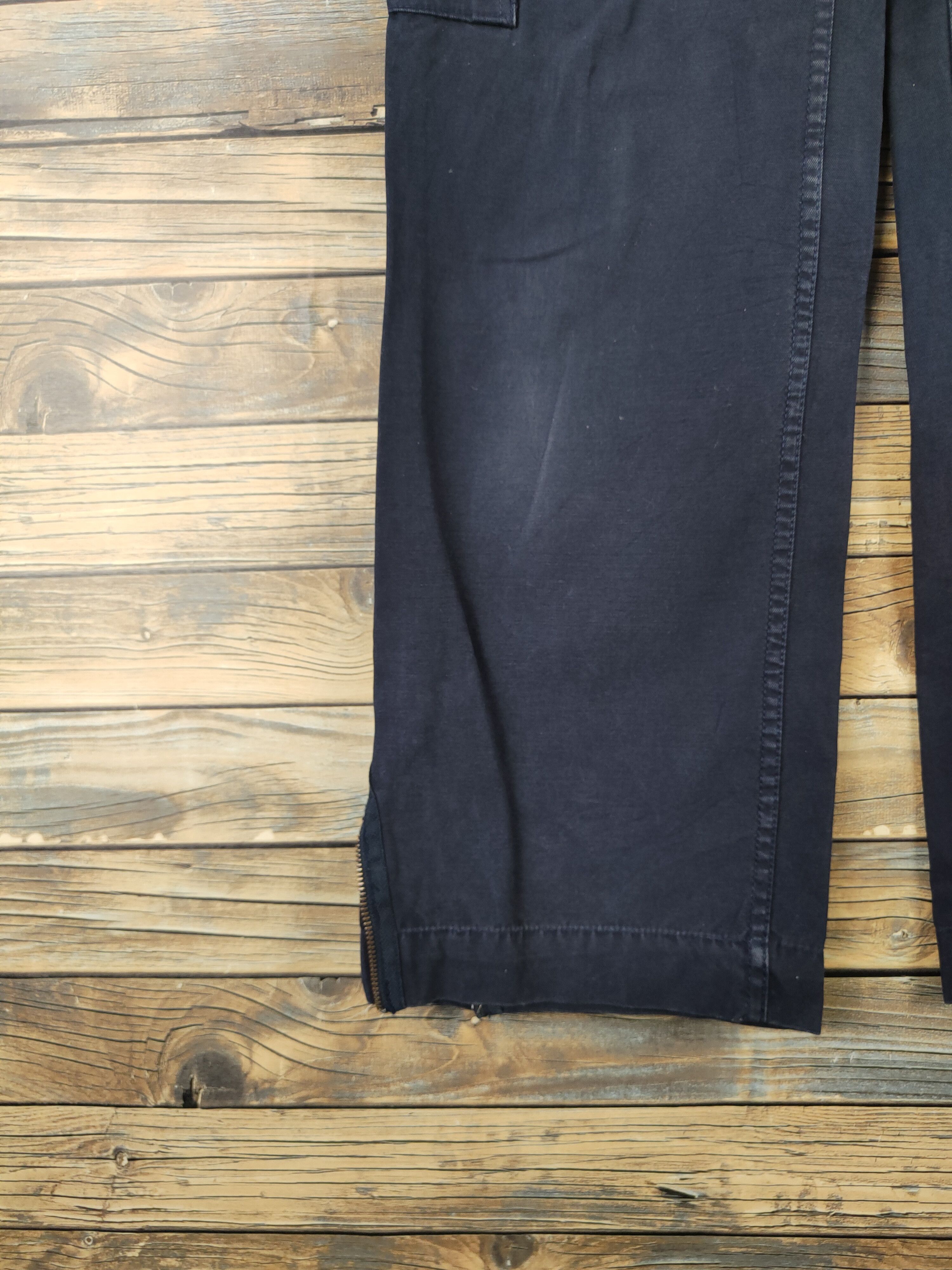 Japanese Brand DL Black Witch Navy Multipocket Tactical Cargo #1475 Size 27" / US 4 / IT 40 - 4 Thumbnail