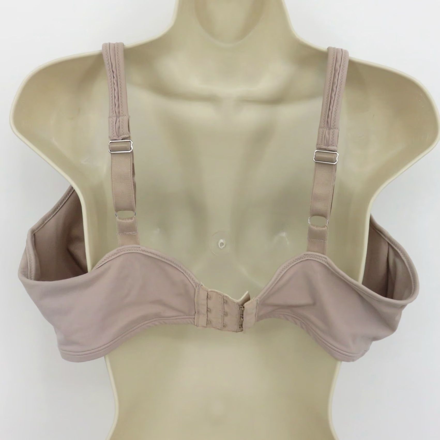 Vintage Bali Bra 42DDD Beige Underwire Unlined Minimizer 3385 Passion for Comfort Lace Women Size ONE SIZE - 6 Thumbnail
