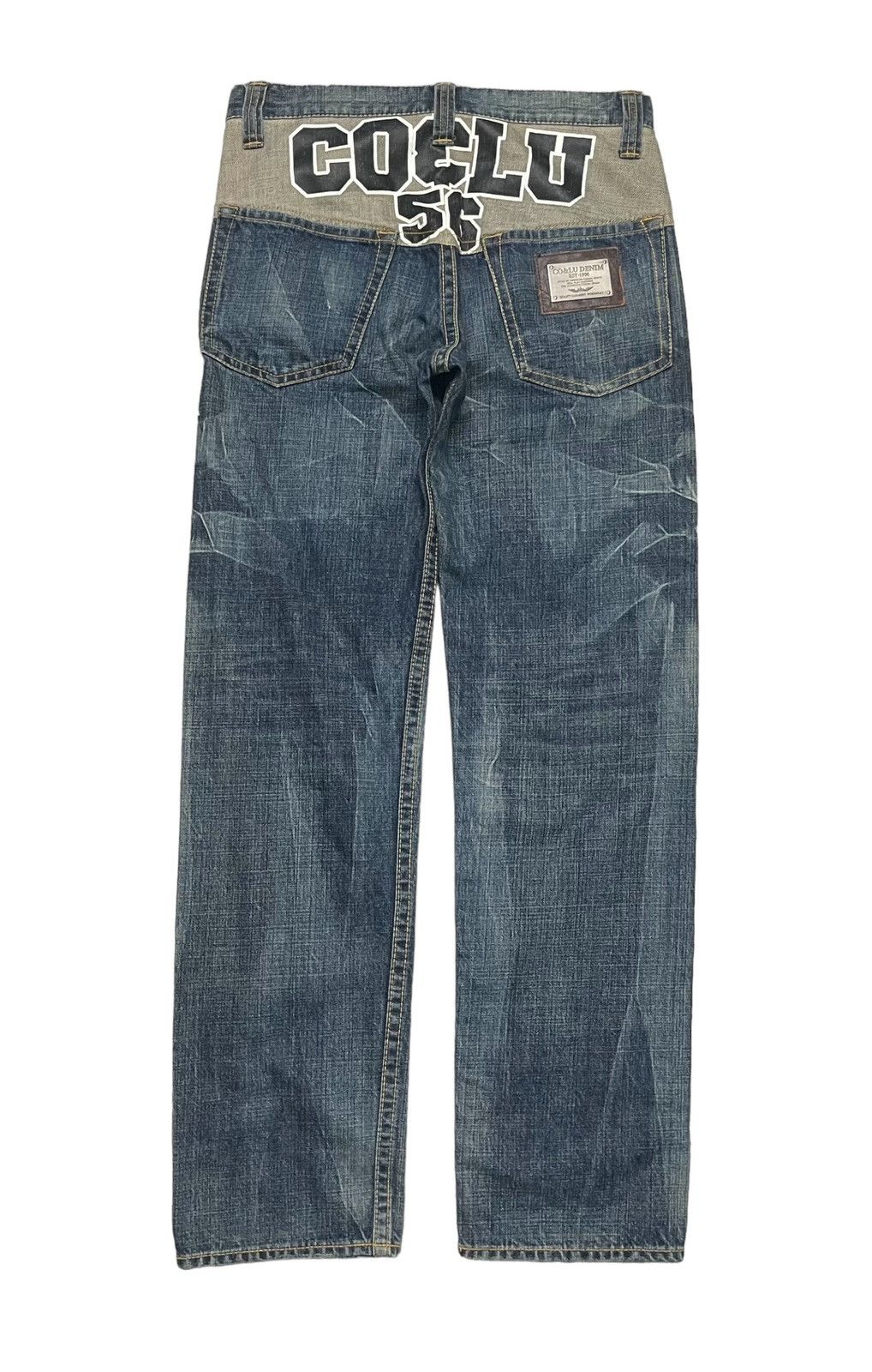 If Six Was Nine 2000s CO & LU PDENIM PANT RARE DESIGN Size US 30 / EU 46 - 3 Thumbnail