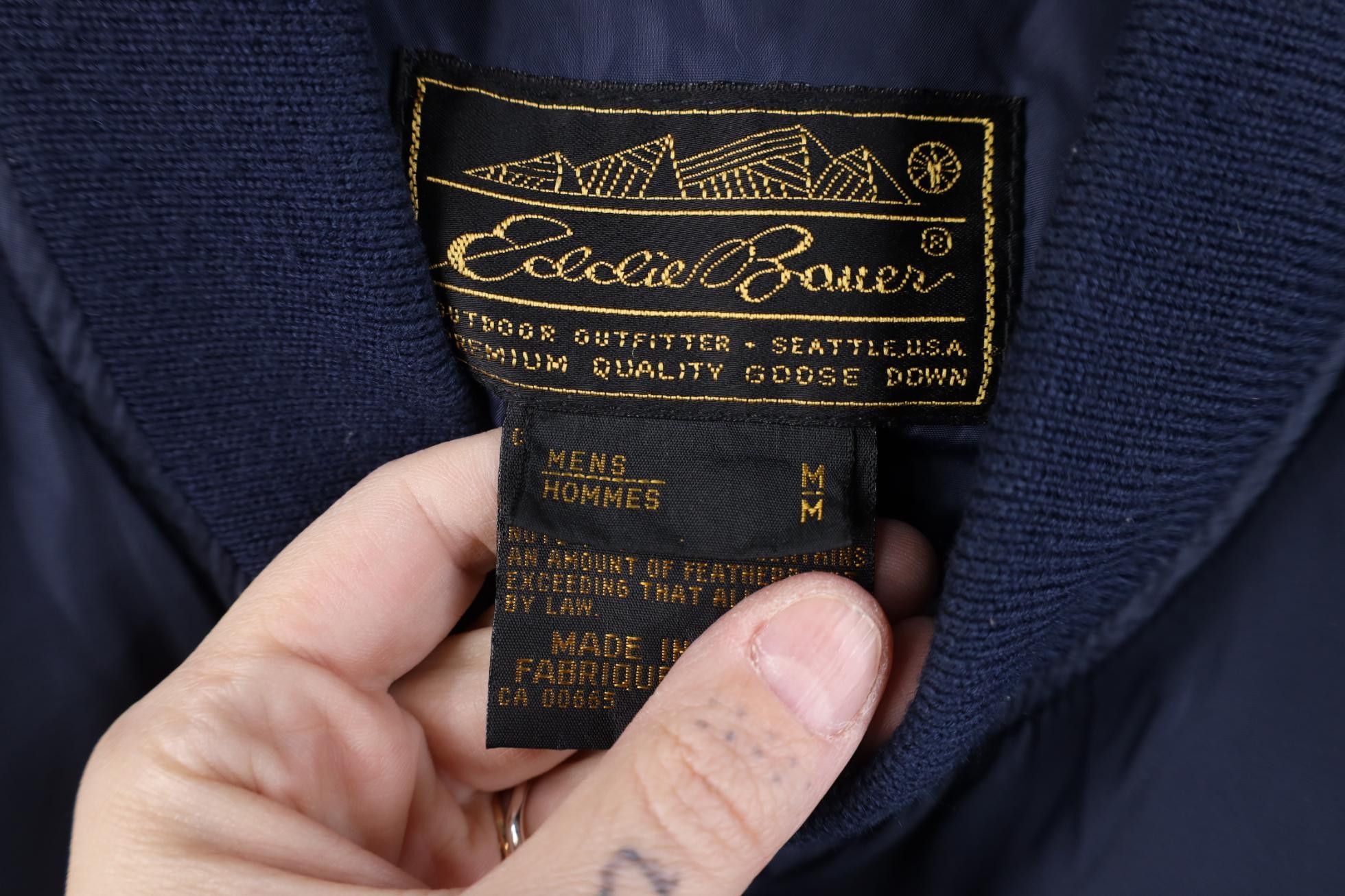 Eddie Bauer Vintage 90s Eddie Bauer Full Zip Puffer Vest Jacket Blue Size US M / EU 48-50 / 2 - 8 Thumbnail