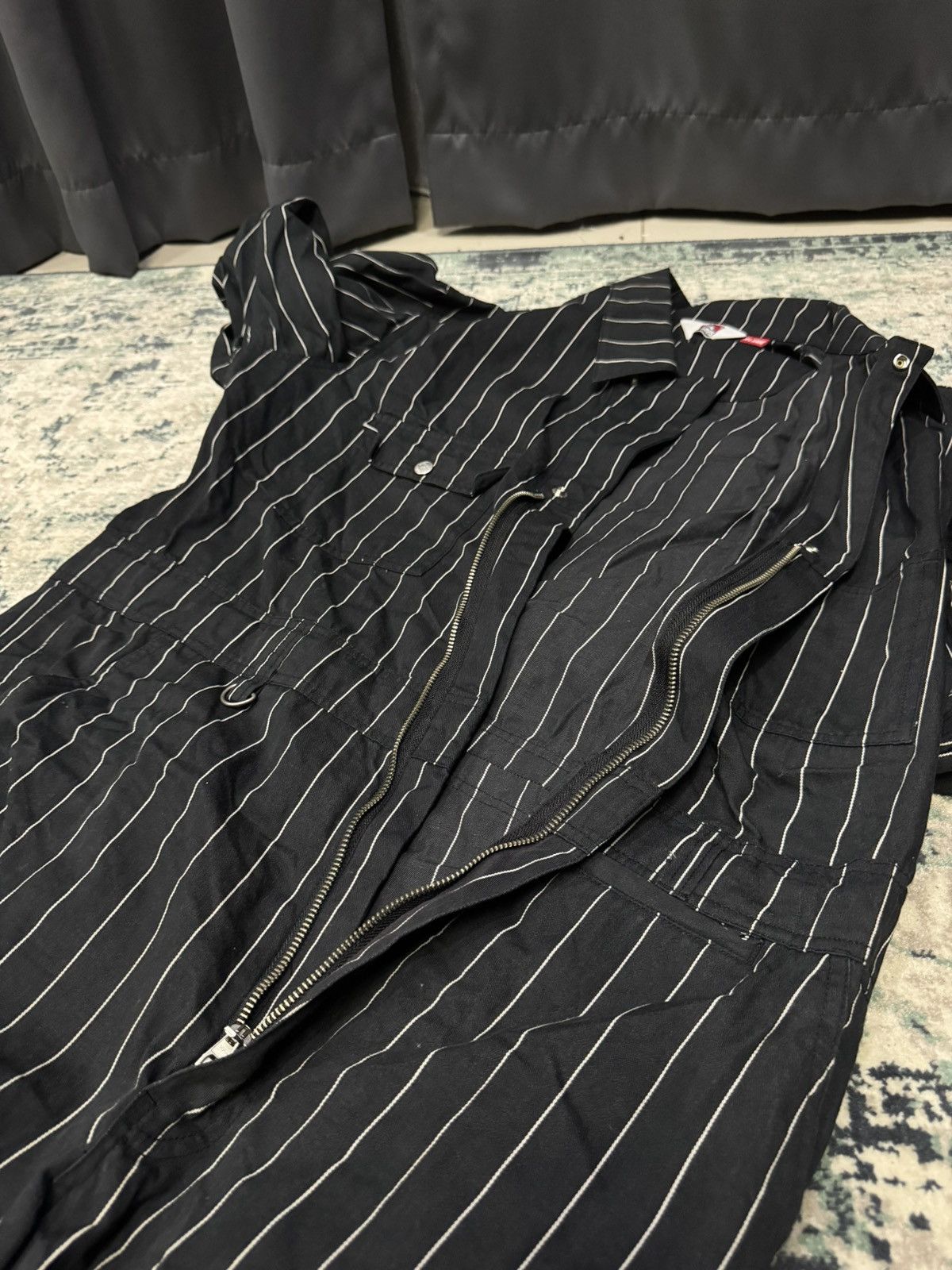 Ben Davis BEN DAVIS PLENTY TOUGH HICKORY STRIPED OVERALLS JUMPSUIT Size US 44 / EU 60 - 14 Thumbnail