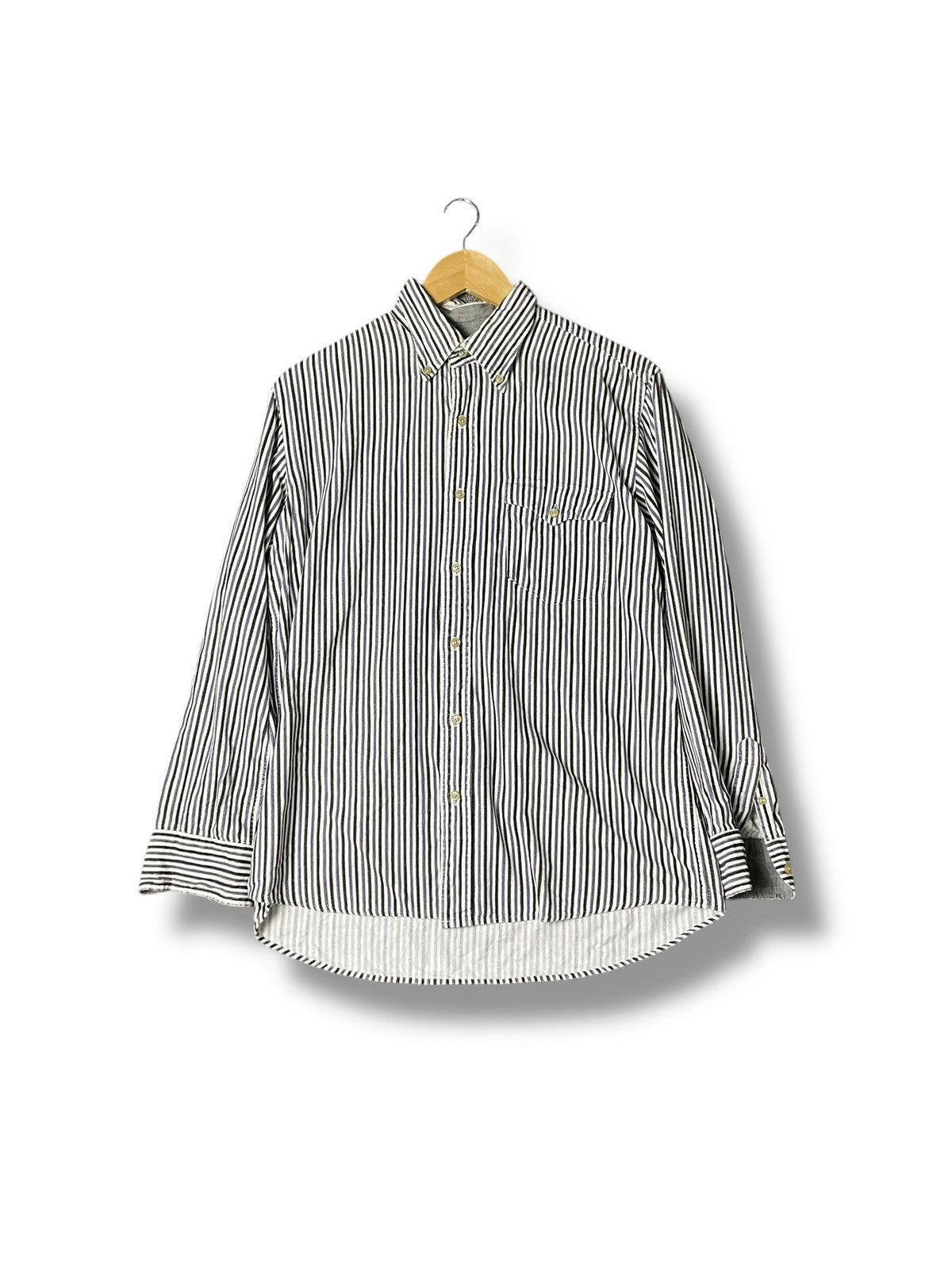 Alexander Julian × Designer × Vintage Alexander Julian Striped Button Ups Shirt (51) Size US L / EU 52-54 / 3 - 1 Thumbnail