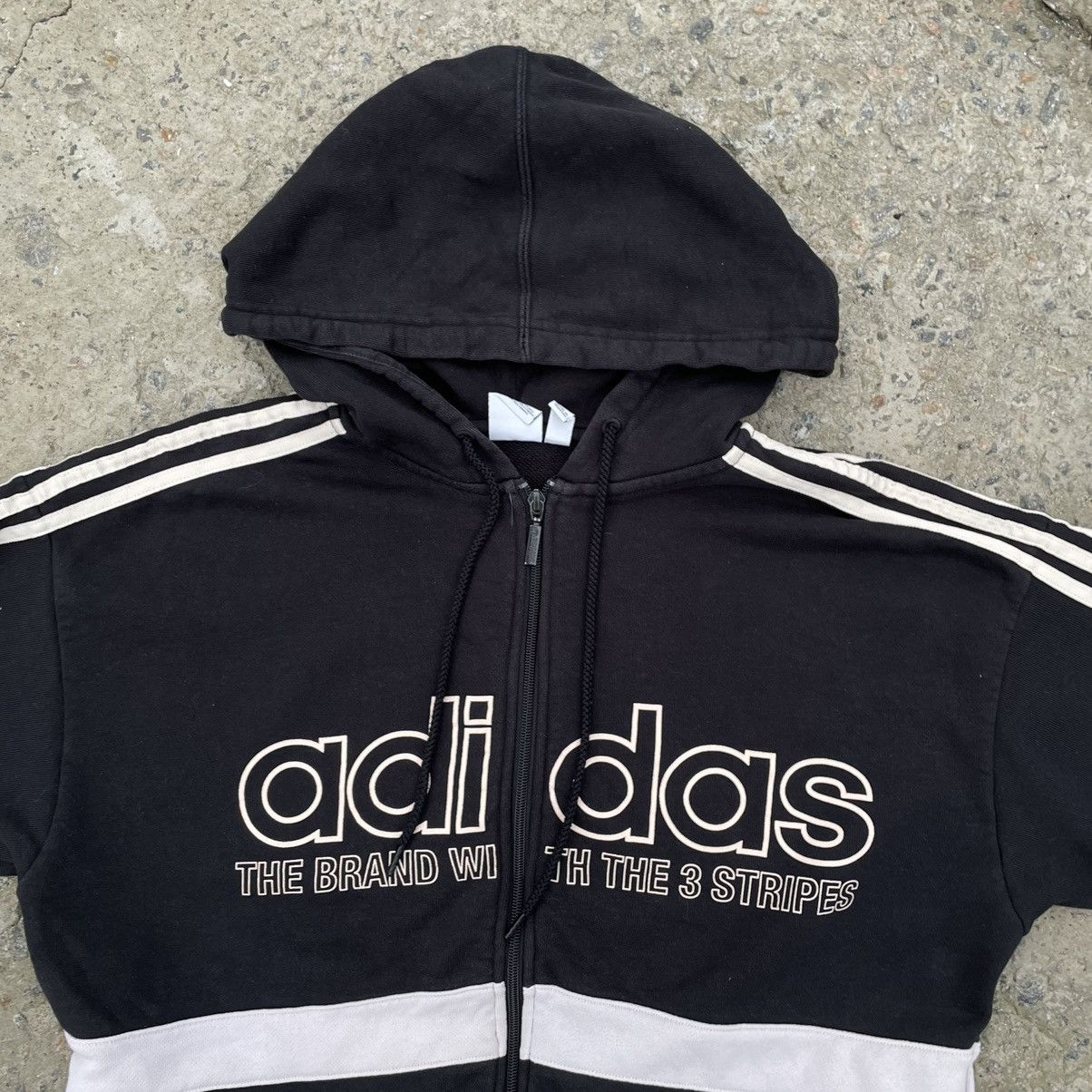 Adidas Vintage Adidas Zip Hoodie Big Logo Y2K 90s USA Size US S / EU 44-46 / 1 - 5 Thumbnail