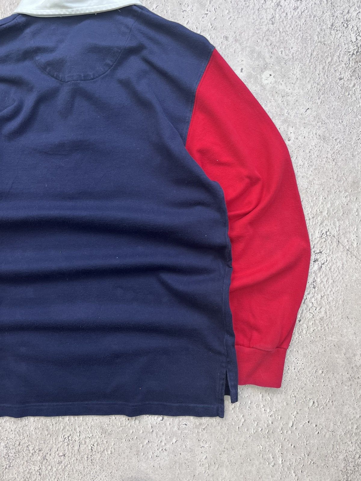 Polo Ralph Lauren Vintage Polo Ralph Lauren Rugby Striped BIG LOGO LONGSLEEVE Size US M / EU 48-50 / 2 - 10 Thumbnail