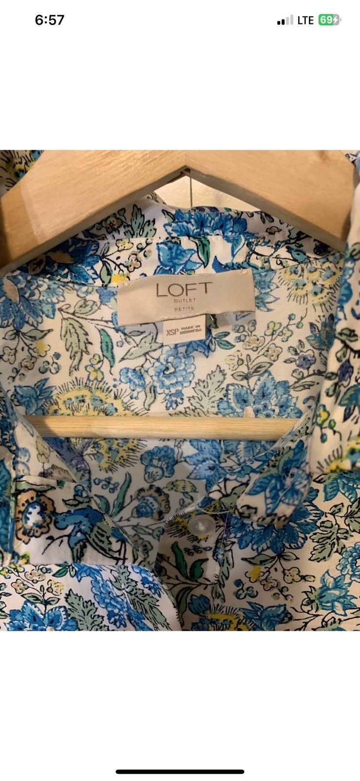 Loft Loft womens sz XSP maxi dress petite blue green Size XS / US 0-2 / IT 36-38 - 2 Thumbnail