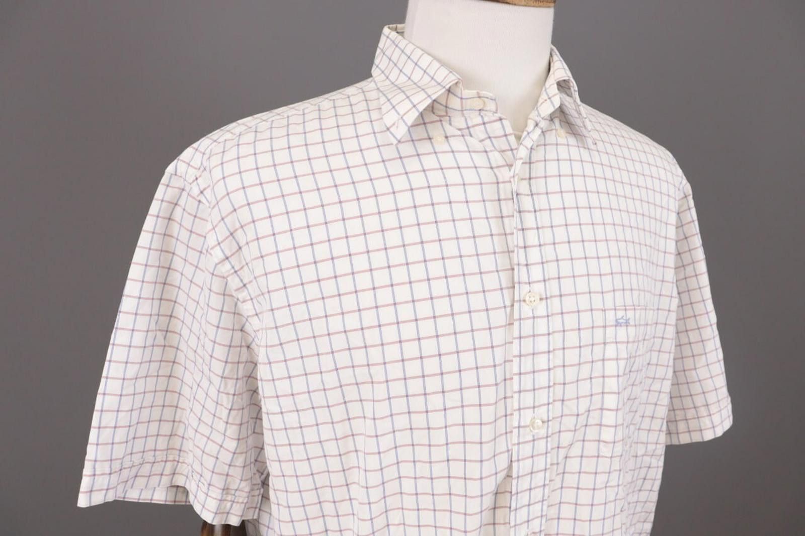 Paul & Shark Paul & Shark Yachting White Check Button Up Shirt Size 43 Size US M / EU 48-50 / 2 - 4 Thumbnail