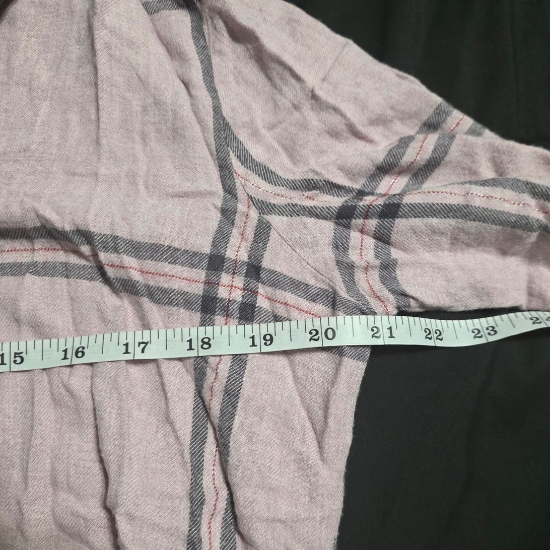 Other Brina & Em Pink Plaid Soft Button Up Top - Large Size L / US 10 / IT 46 - 7 Thumbnail