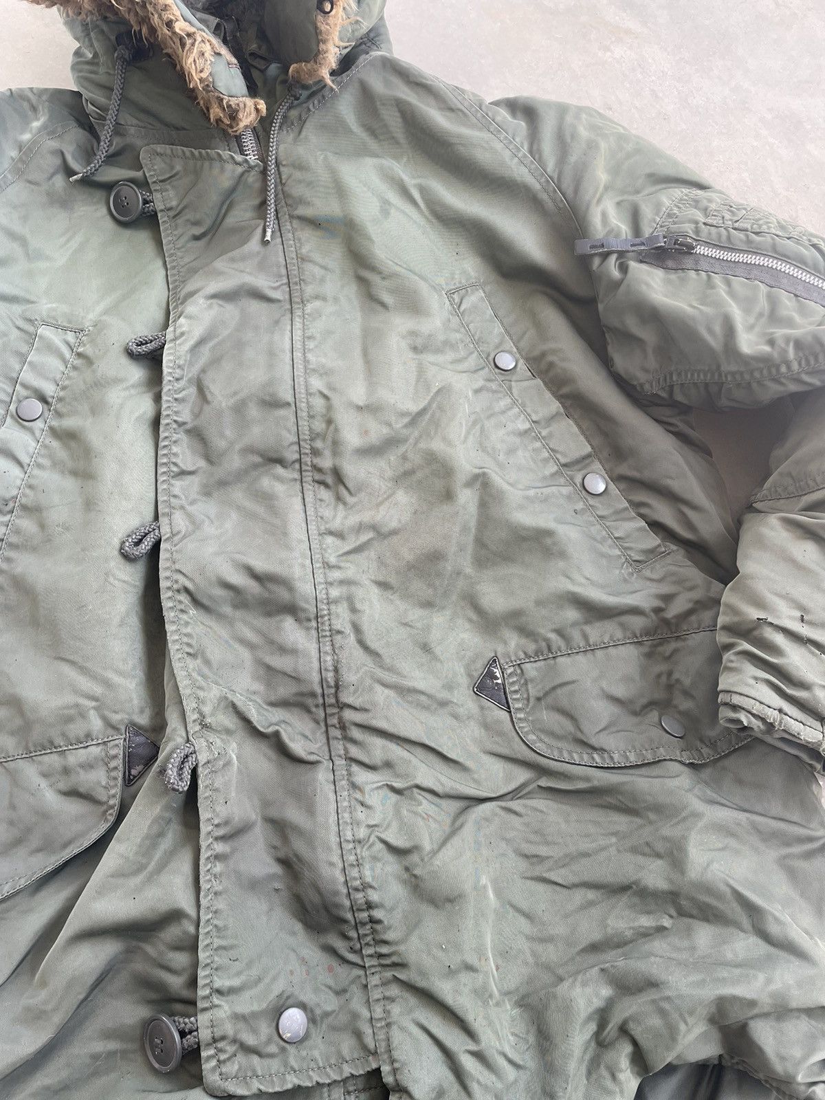 Alpha Industries ALPHA INDUSTRIES N-3B FLIGHT JACKET WELL WORN Size US M / EU 48-50 / 2 - 5 Thumbnail