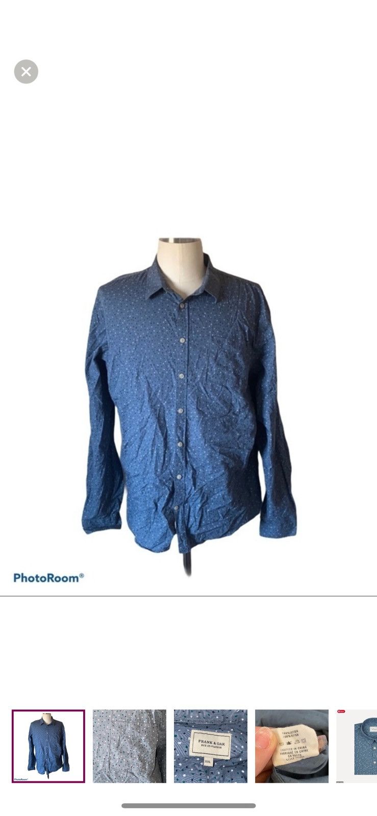 Frank & Oak Frank & oak 2XL print motif dress shirt Size US XXL / EU 58 / 5 - 1 Thumbnail