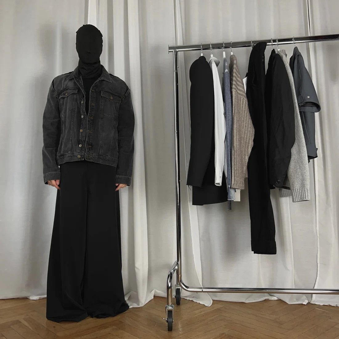 Balenciaga Y/Project Peep Show Denim Jacket - SS22 Size US M / EU 48-50 / 2 - 2 Thumbnail