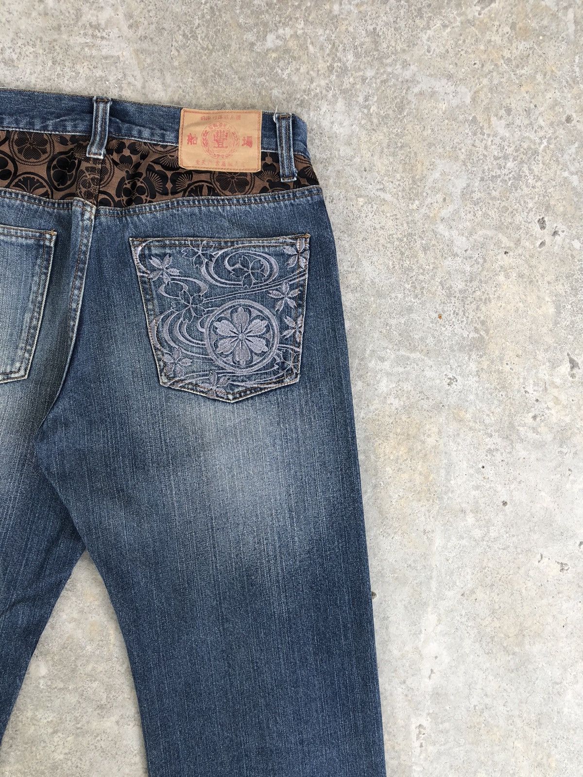 Japanese Brand Japanese Buden Dragon Embroidered Jeans Distressed Size US 32 / EU 48 - 10 Thumbnail