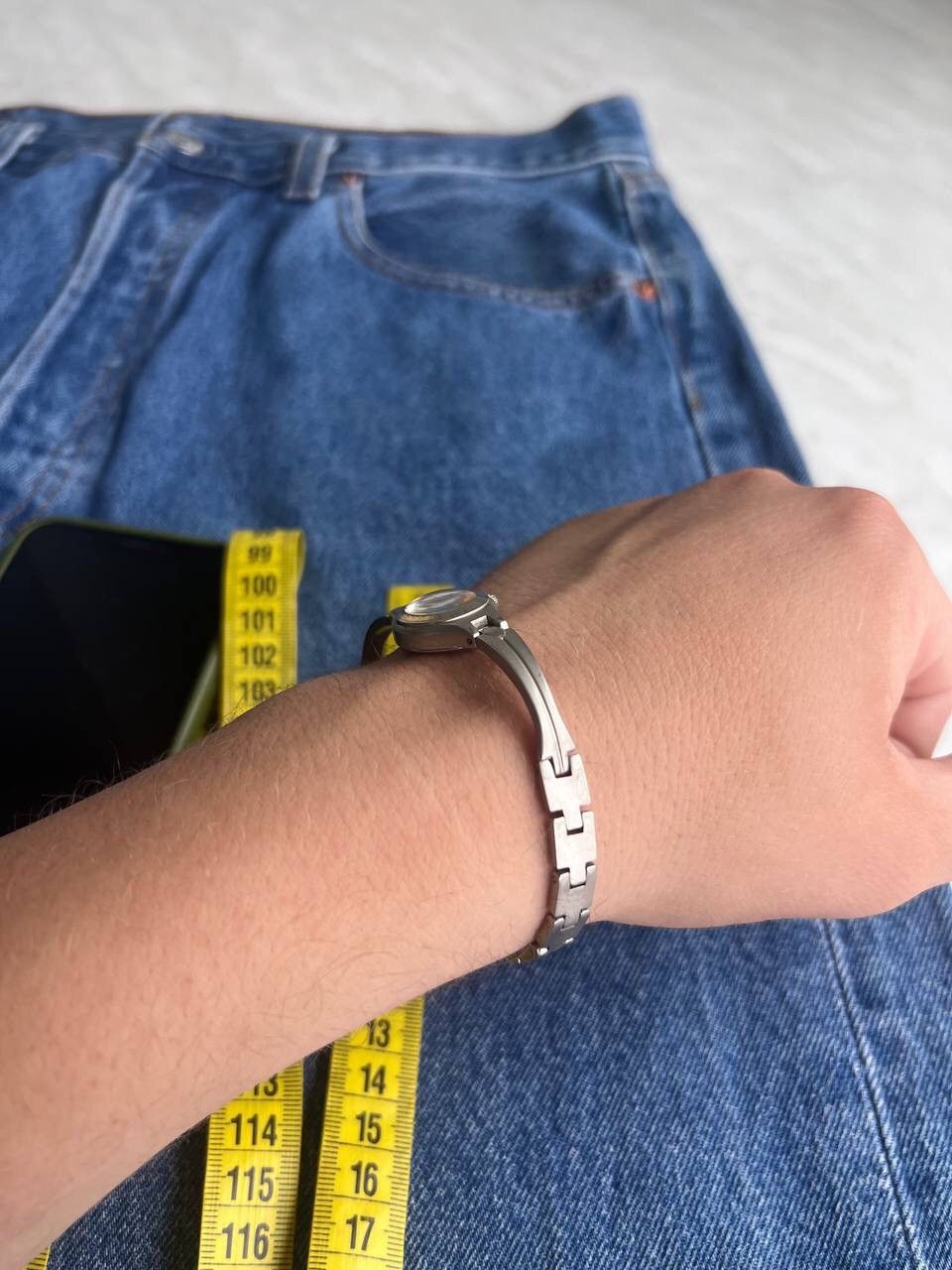 Japanese Brand Glamour Minimalistic Omax Steel Bracelet Watches Vintage Size ONE SIZE - 7 Thumbnail