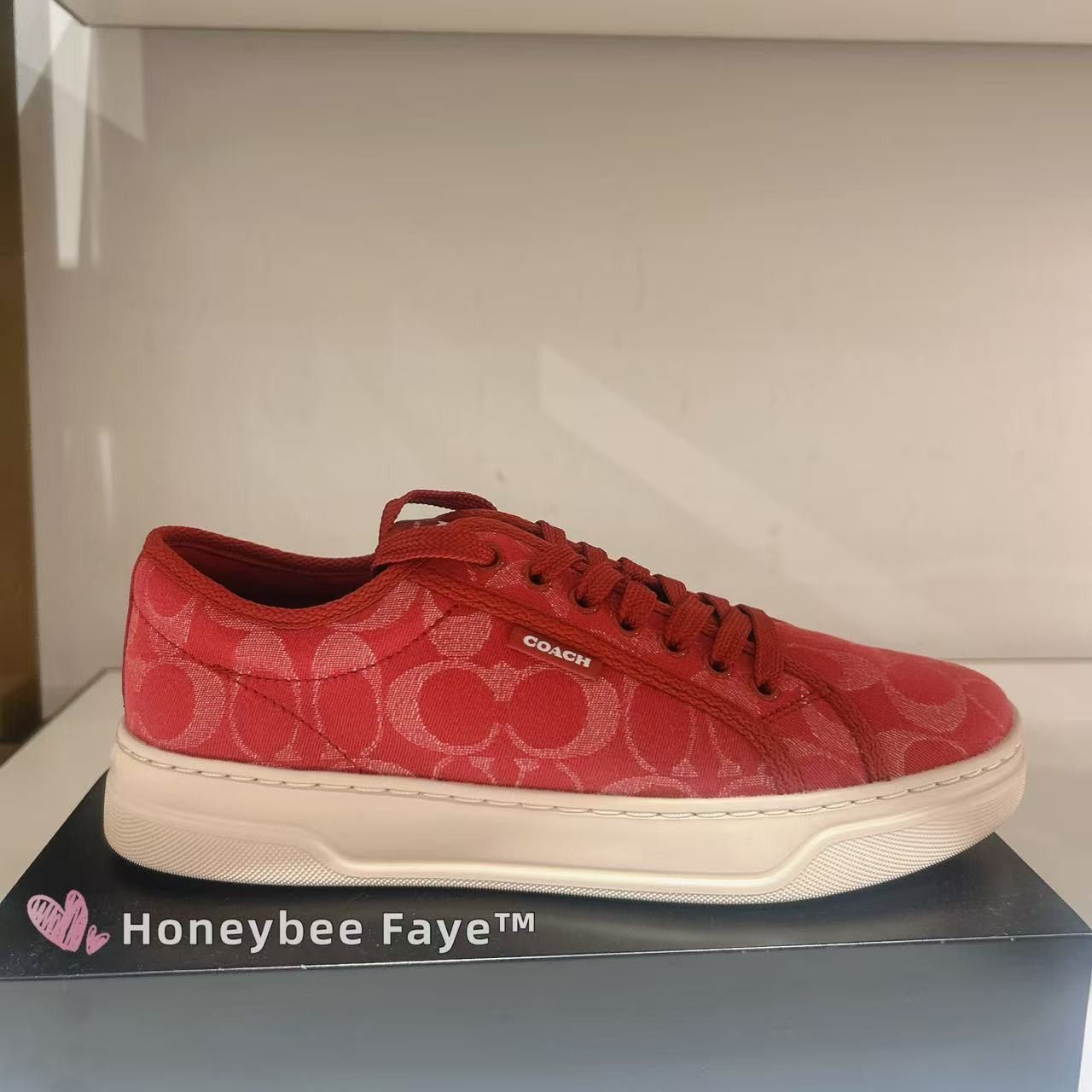 Coach Canvas Sneaker In Signature Denim CDE35 Size US 6.5 / IT 36.5 - 5 Thumbnail