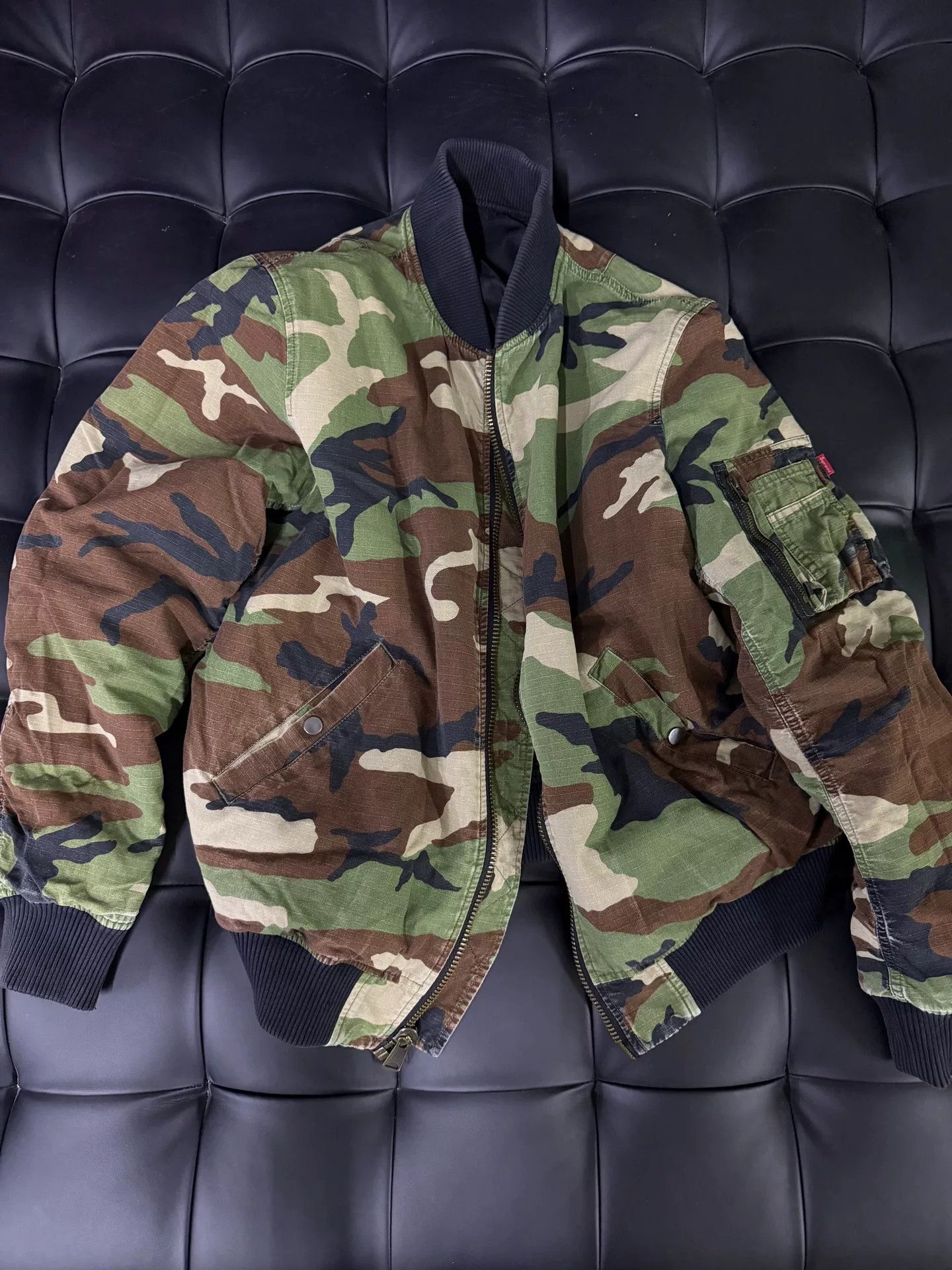 Supreme Supreme Camouflage Reversible MA-1 Jacket Size US L / EU 52-54 / 3 - 1 Thumbnail