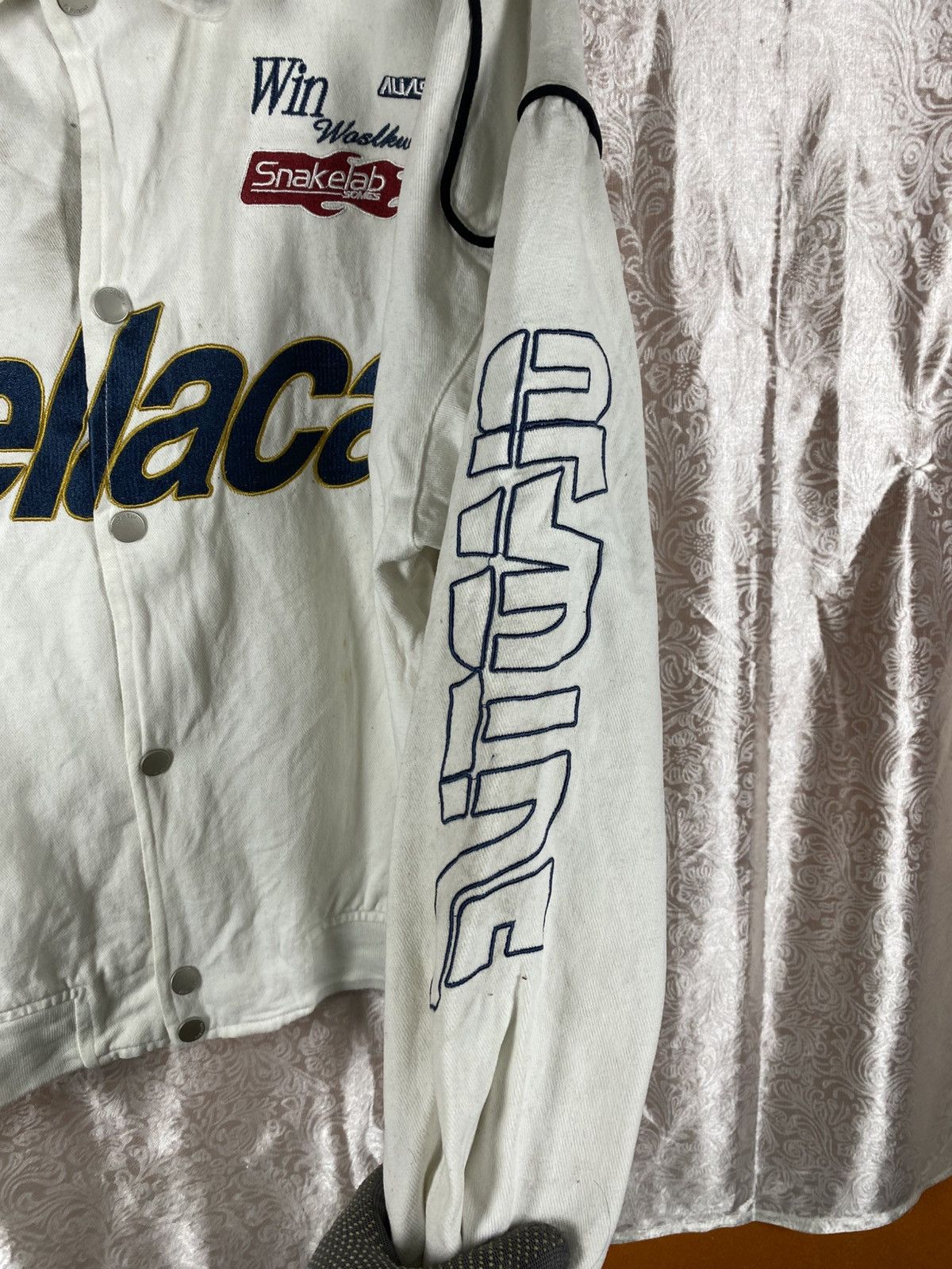 Vintage Vintage Studio One Pelaca Racing Jacket Button Motorsport Size US XXL / EU 58 / 5 - 11 Thumbnail