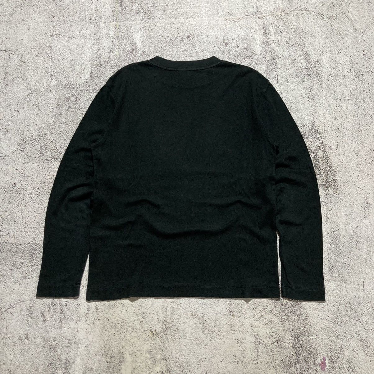 Sunspel 🇯🇵 2000s Sunspel Basic Longslevee T-shirt Black Designer Size US M / EU 48-50 / 2 - 8 Thumbnail