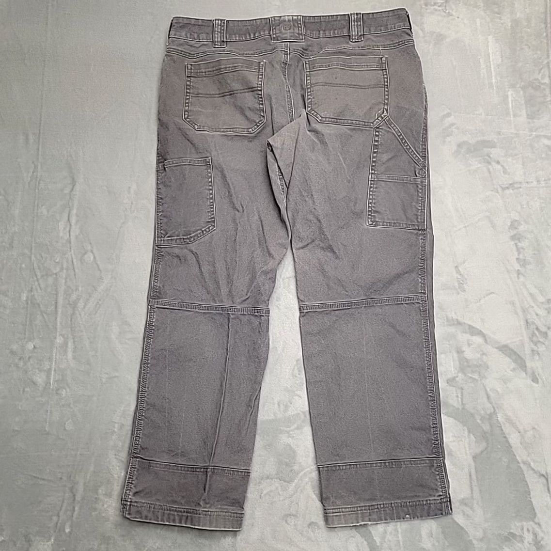 Vintage Noble Outfitters Hammer Drill Canvas Pants Mens 38x30 Gray Cargo Utility Outdoor Workwear Pants Size US 38 / EU 54 - 7 Thumbnail