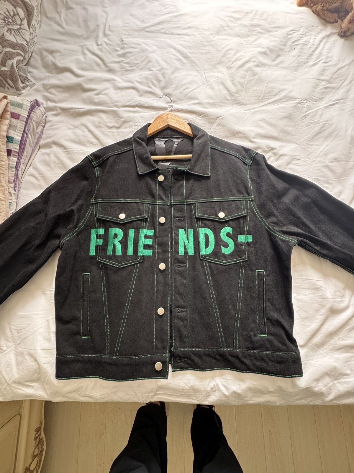 Vlone Vlone friends denim jacket Size US XL / EU 56 / 4 - 1 Thumbnail
