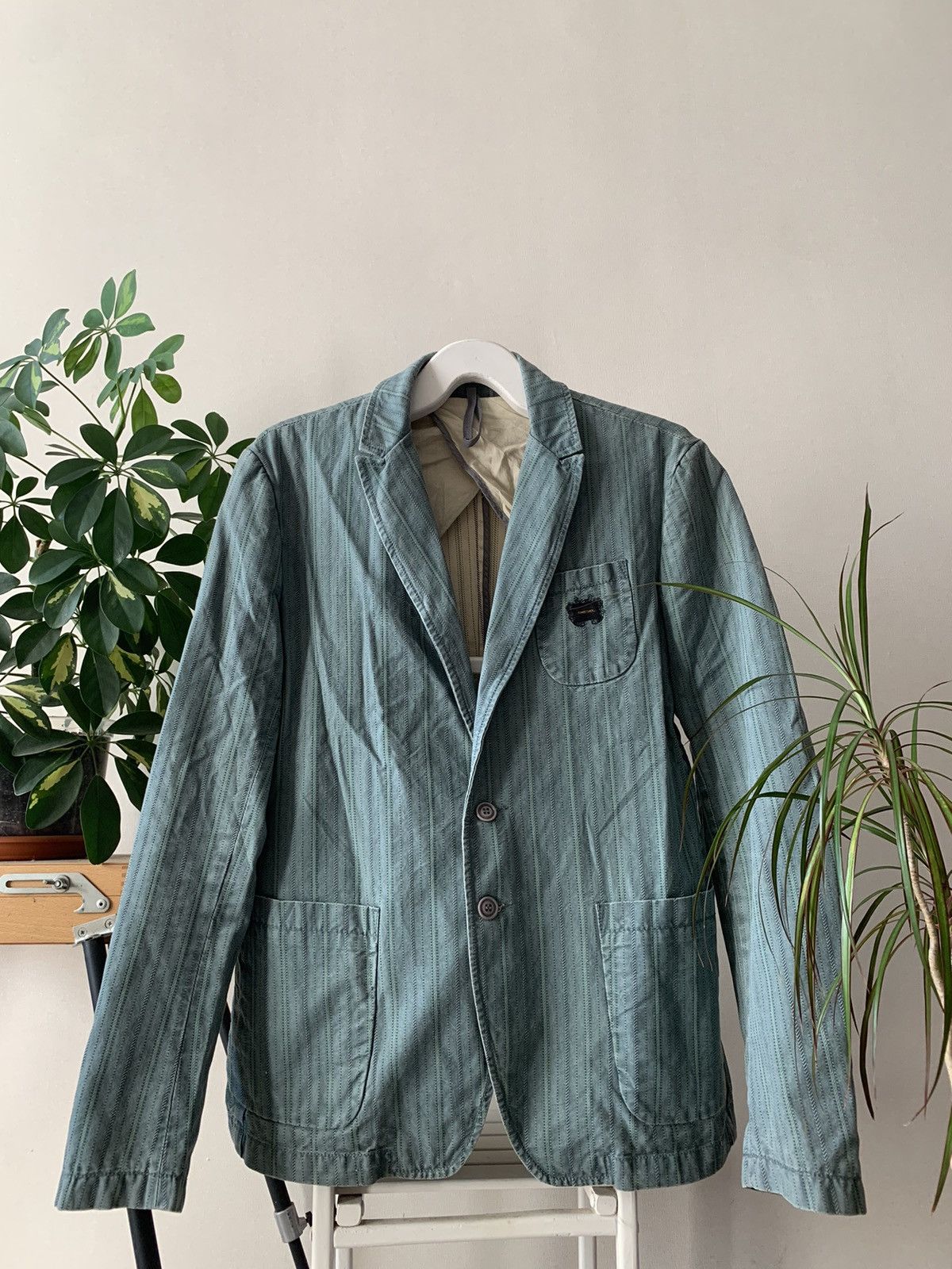 Diesel Y2K Diesel vintage Y2K Blazer Jacket work streetwear armani Size 52L - 1 Thumbnail