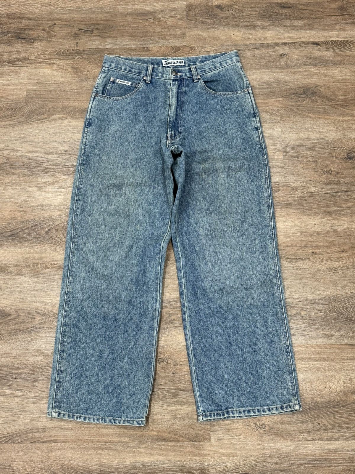 Mecca Vintage 90s/Y2K Mecca USA Baggy Denim Jeans Size US 32 / EU 48 - 3 Thumbnail