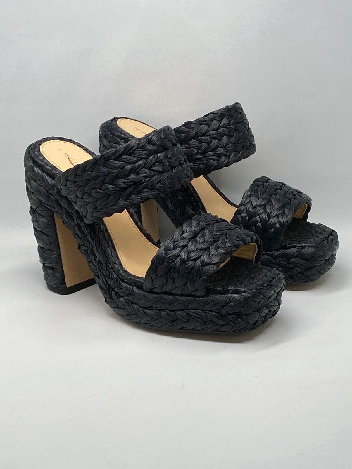 Bottega Veneta Bottega Veneta Trinity Weave Raffia Platform Sandals size 38 Size US 8 / IT 38 - 6 Thumbnail