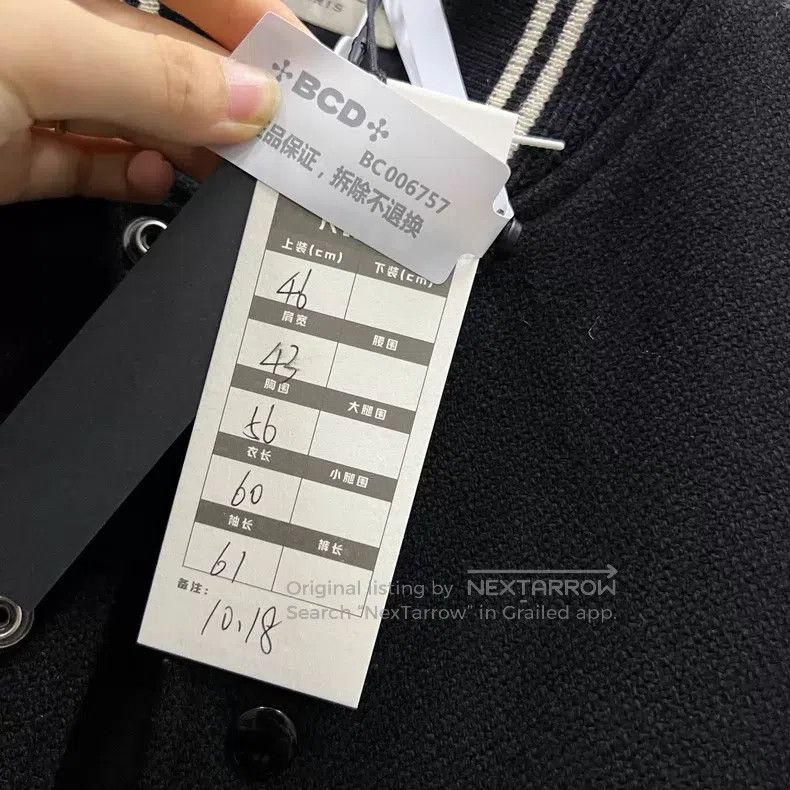 Saint Laurent Paris Saint Laurent Paris Black and White Baseball Jacket i Size US S / EU 44-46 / 1 - 5 Thumbnail