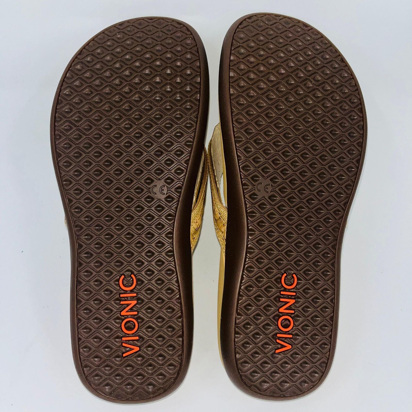 Vionic VIONIC TIDE II "GOLD CORK" TOE POST WOMENS SANDALS SIZE 8 Size US 8 / IT 38 - 5 Thumbnail