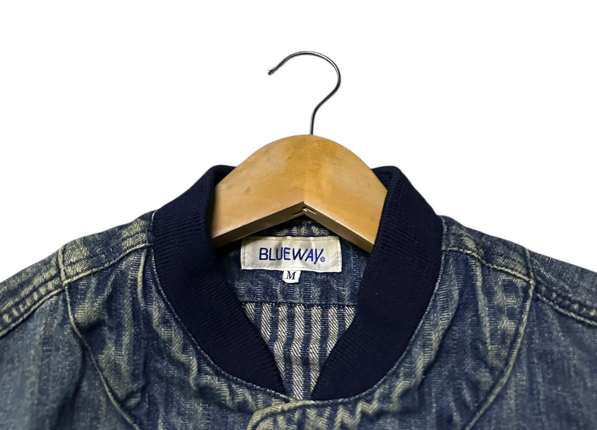 Japanese Brand Blue way denim bomber jacket Size US M / EU 48-50 / 2 - 2 Thumbnail