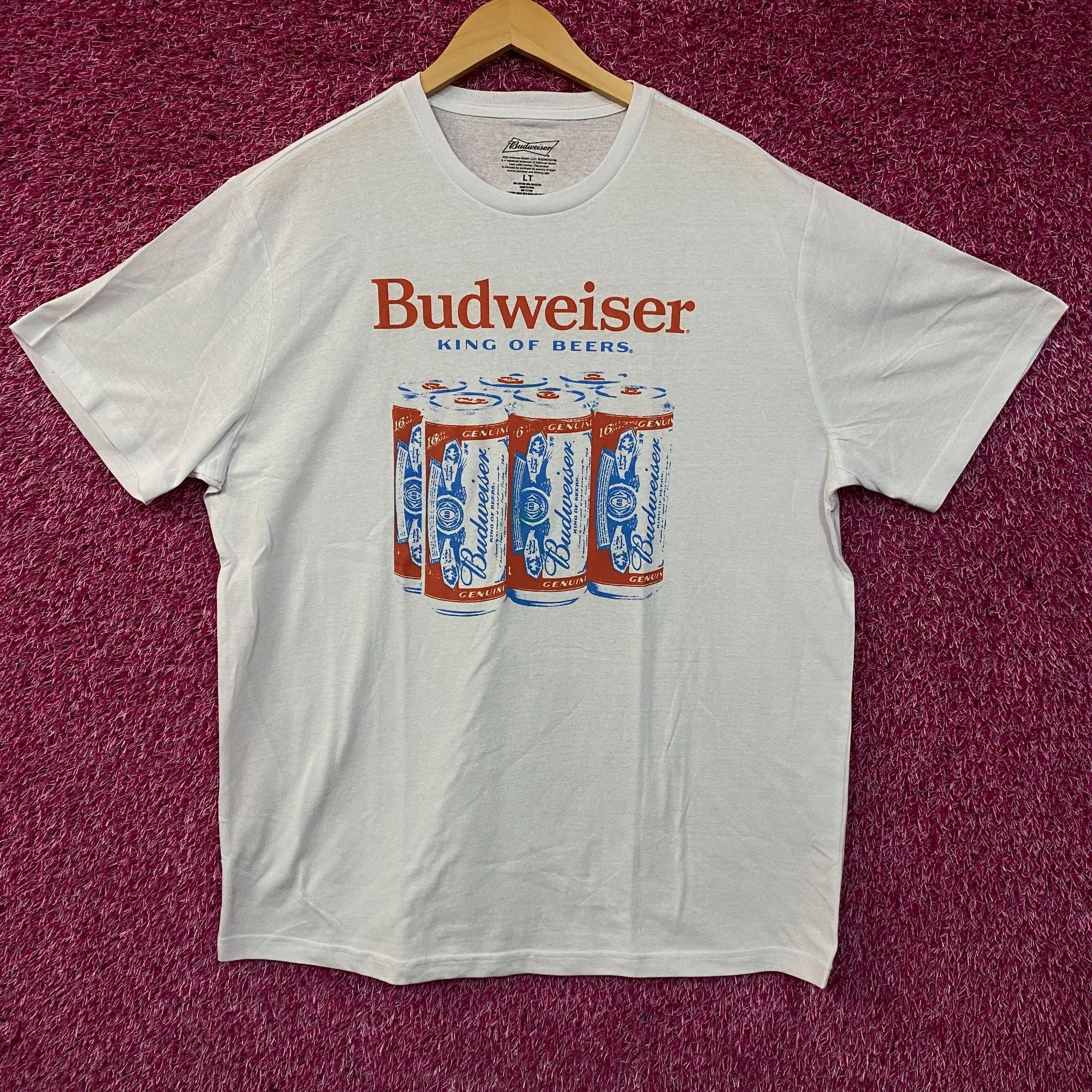 Budweiser Budweiser King of Beers Six Pack Graphic T-Shirt LT Size US L / EU 52-54 / 3 - 1 Thumbnail