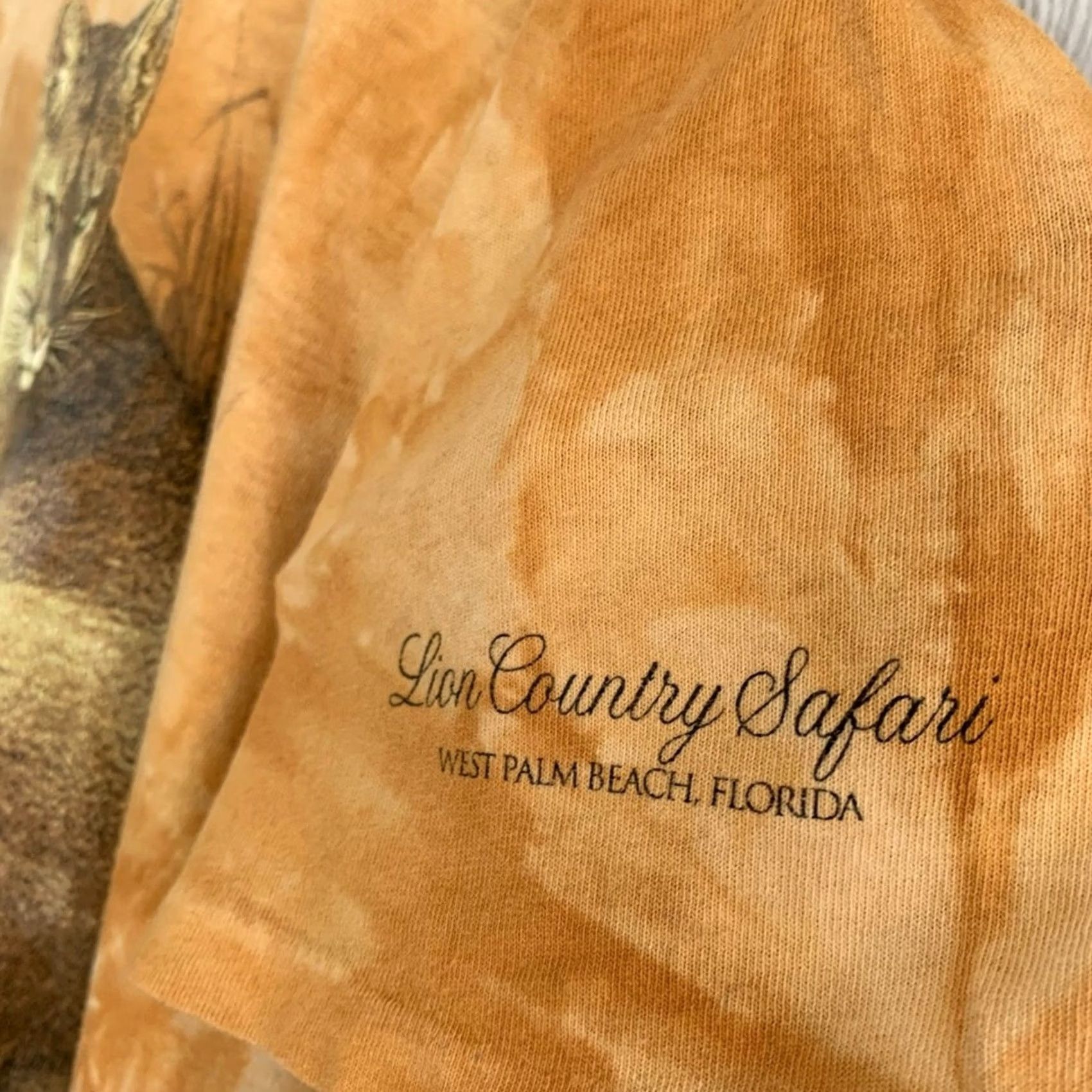 Vintage LION COUNTRY SIZE LARGE TEE SHIRT MENS TYE DYE NATURE Size US L / EU 52-54 / 3 - 5 Thumbnail