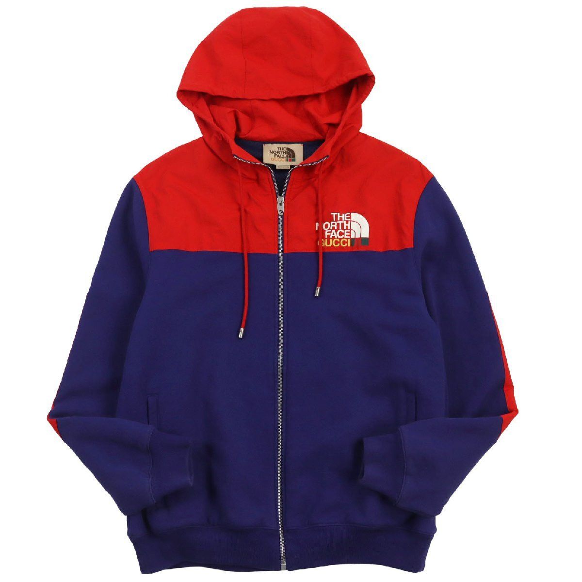 The North Face Gucci THE NORTH FACE Logo Print Zip Up Sweatshirt Hoodie Grailed