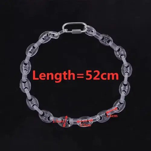 VIBE Transparent Chain Lock Necklace Size ONE SIZE - 4 Thumbnail