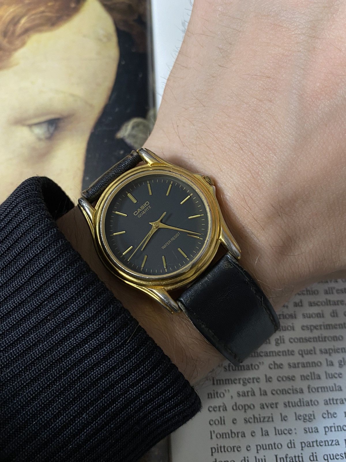 Casio Classic Casio Quartz Watch Gold/Black Size ONE SIZE - 4 Thumbnail