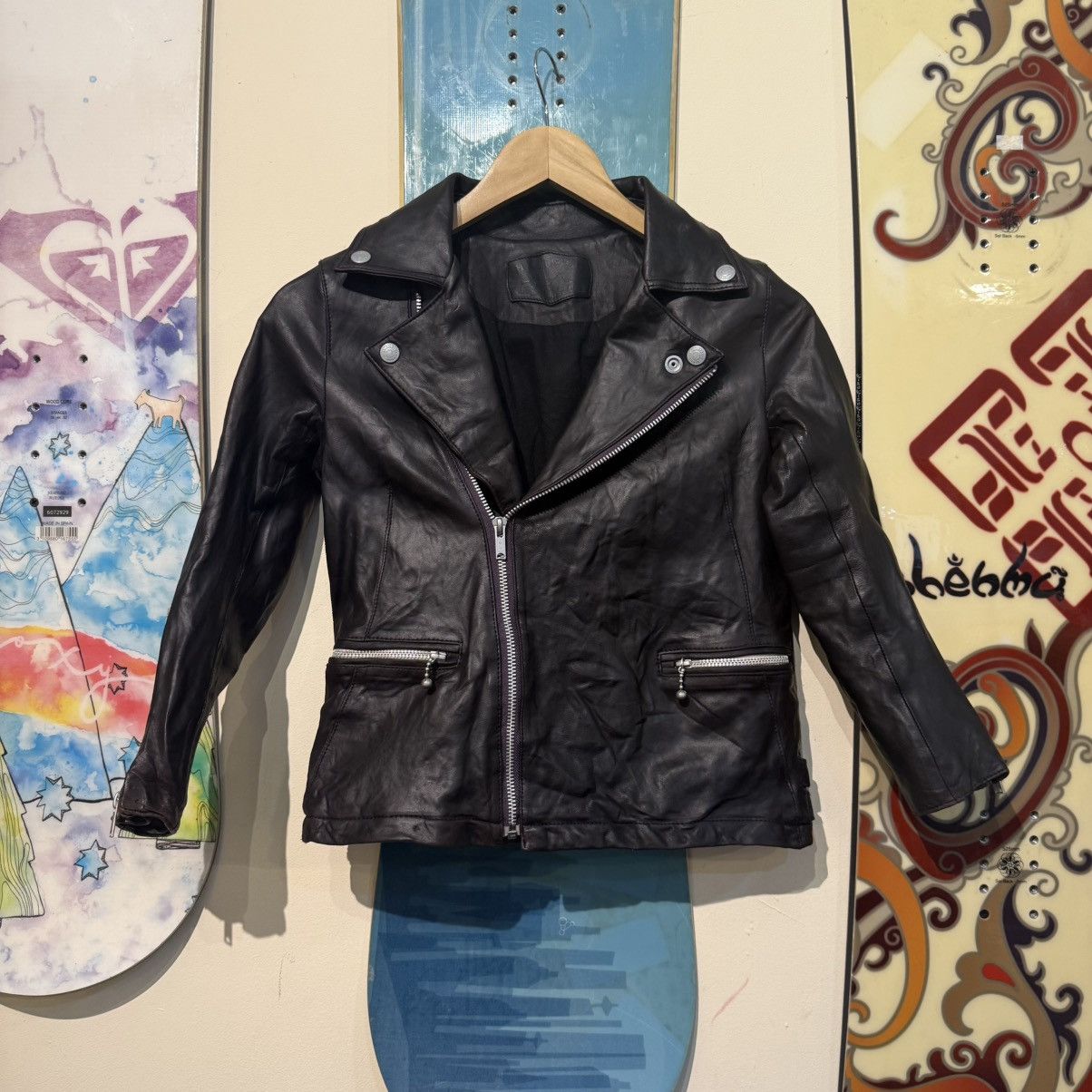 Hysteric Glamour × Japanese Brand × Vintage Hysteric Glamour Leather Jacket Size XS / US 0-2 / IT 36-38 - 1 Thumbnail