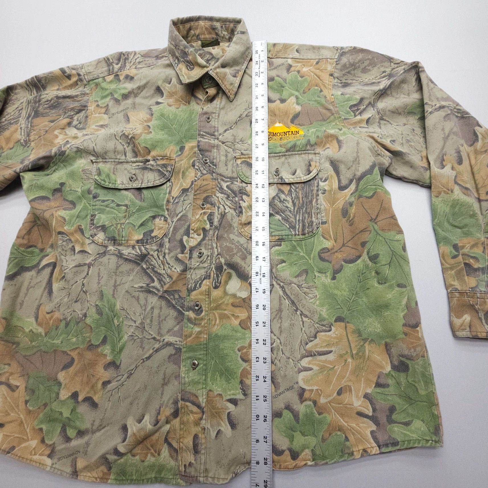 Vintage VINTAGE Spartan Advantage Camo Shirt Mens XL Long Sleeve Button-Up Twill USA Made Collar Pocket Outdoor All Seasons Size US XL / EU 56 / 4 - 6 Thumbnail