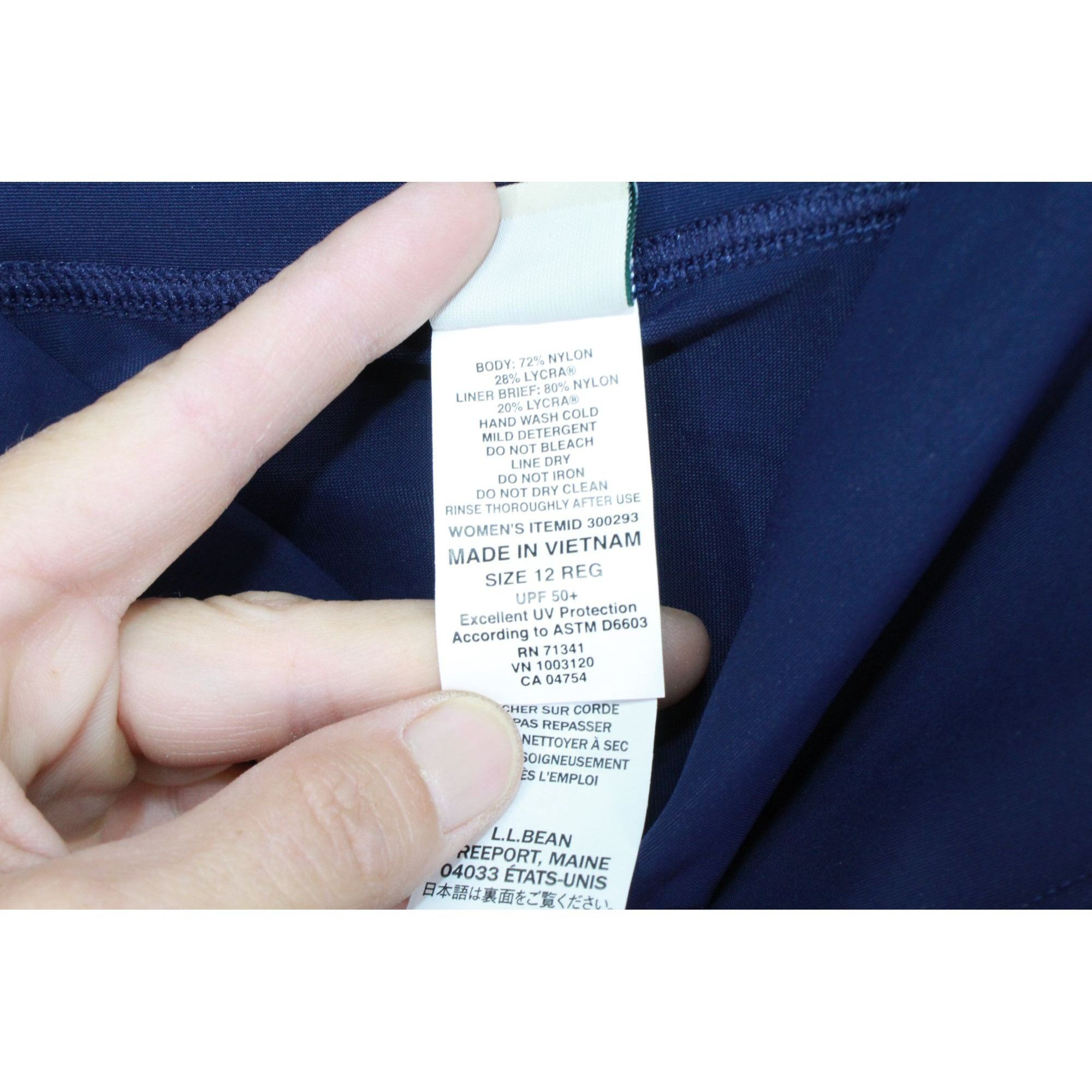 L.L. Bean NWT LL Bean Women's Shaping Swimwear Swim Skirt Size 34" / US 12 / IT 48 - 8 Thumbnail