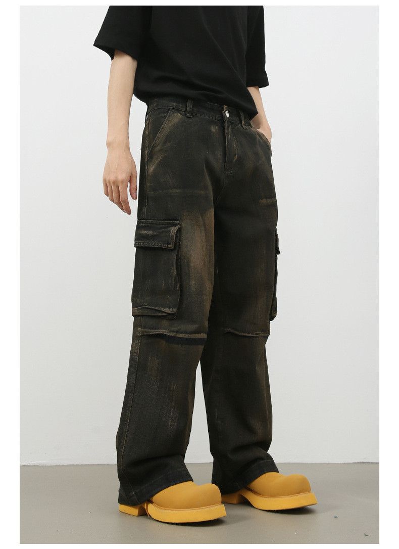 Japanese Brand × Jean American retro multi-pocket cargo jeans loose straight Size US 32 / EU 48 - 3 Thumbnail