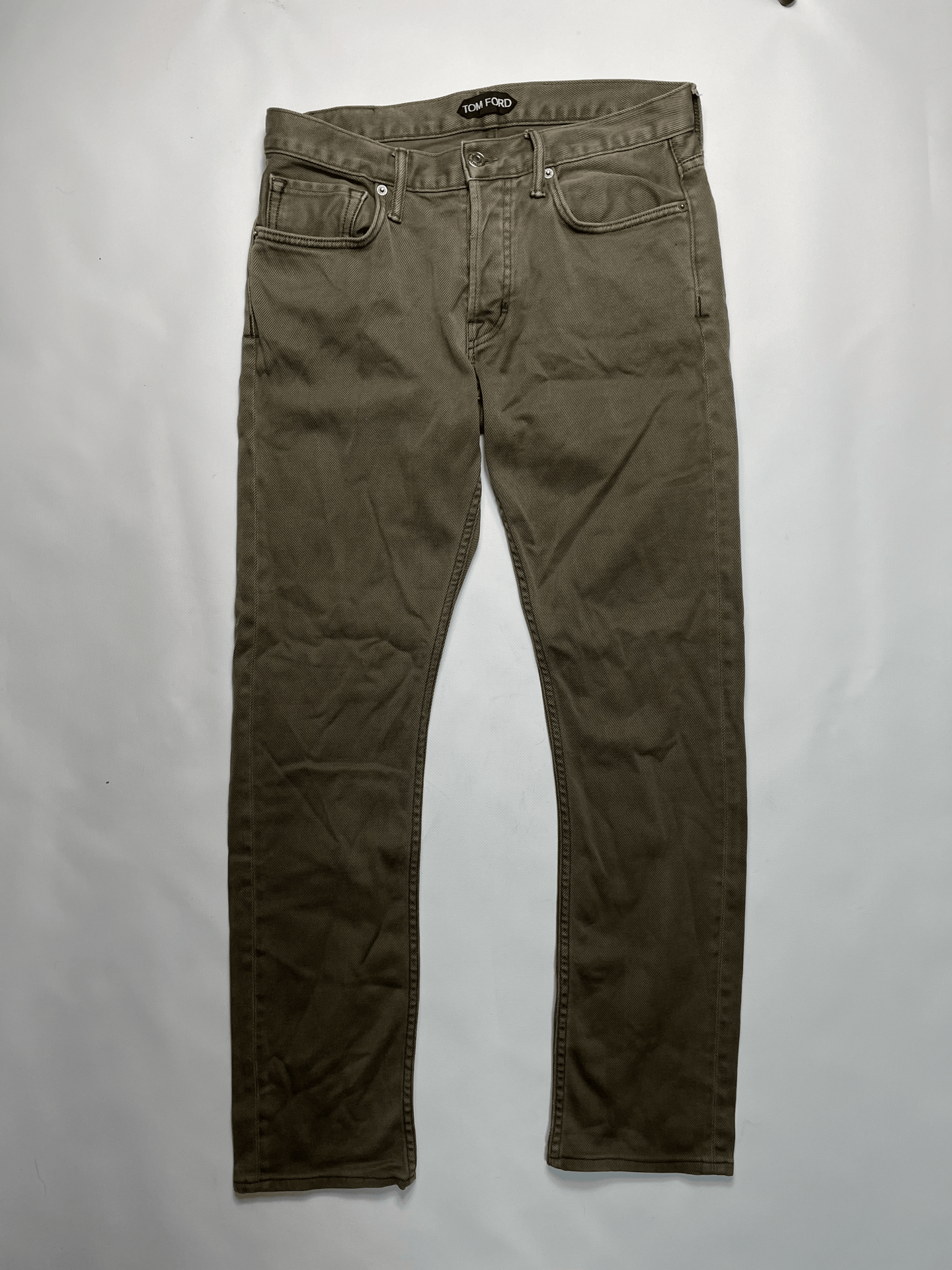 Tom Ford TOM FORD L. Brown Corduroy Slim Fit Denim Pants Size US 32 / EU 48 - 1 Thumbnail