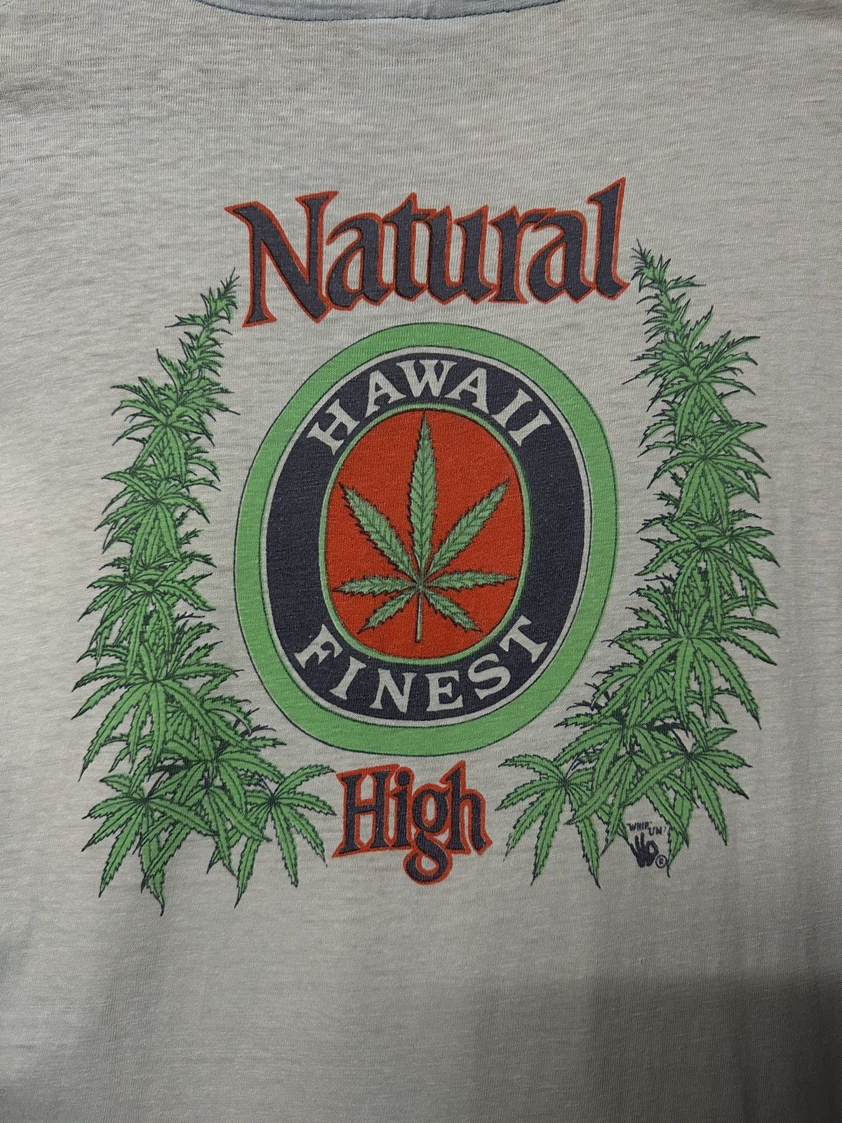 Vintage Vintage 90s Marijuana Natural High Hawaii Finest Distressed Size US XL / EU 56 / 4 - 2 Thumbnail